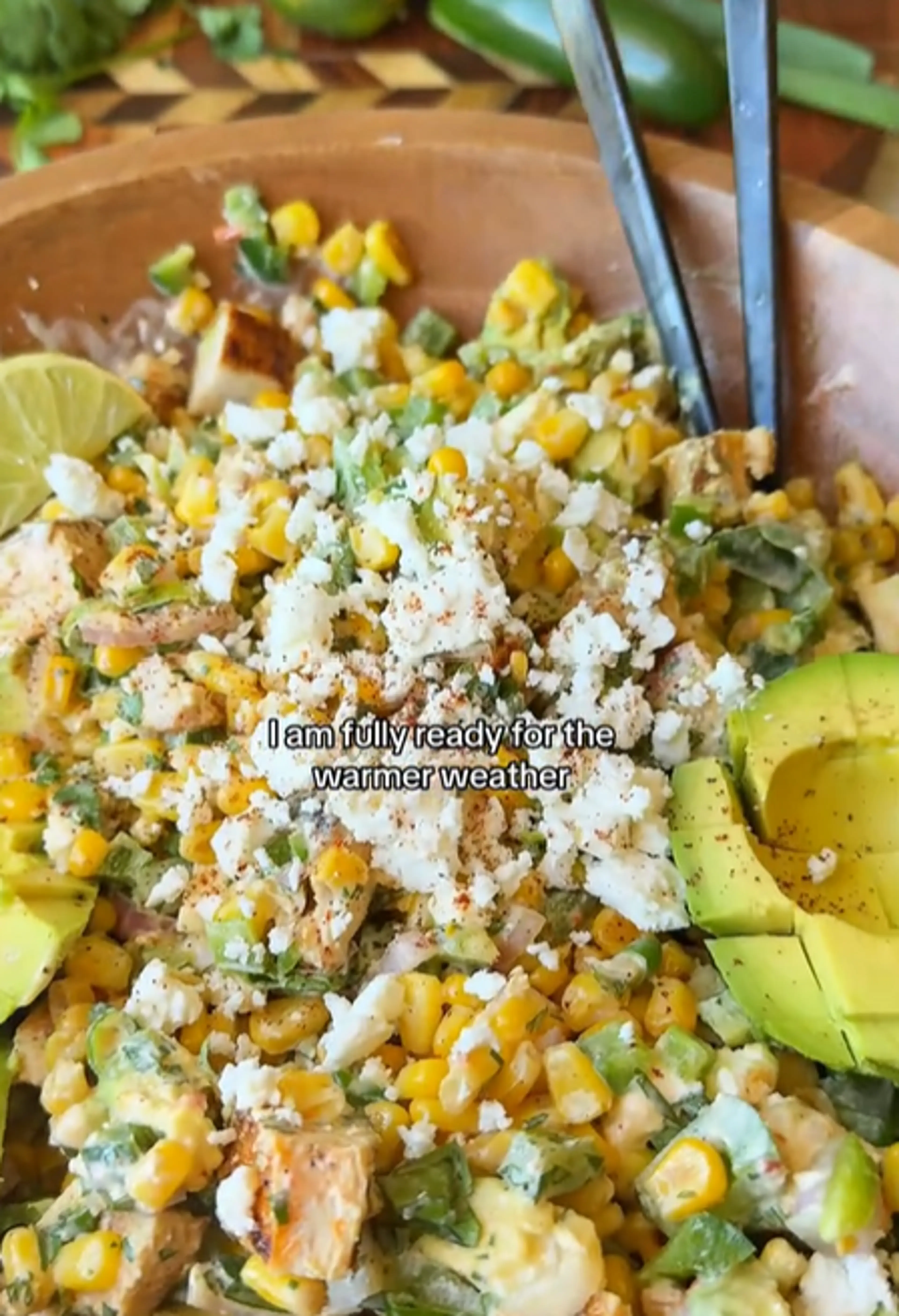Chicken Street Corn Salad
