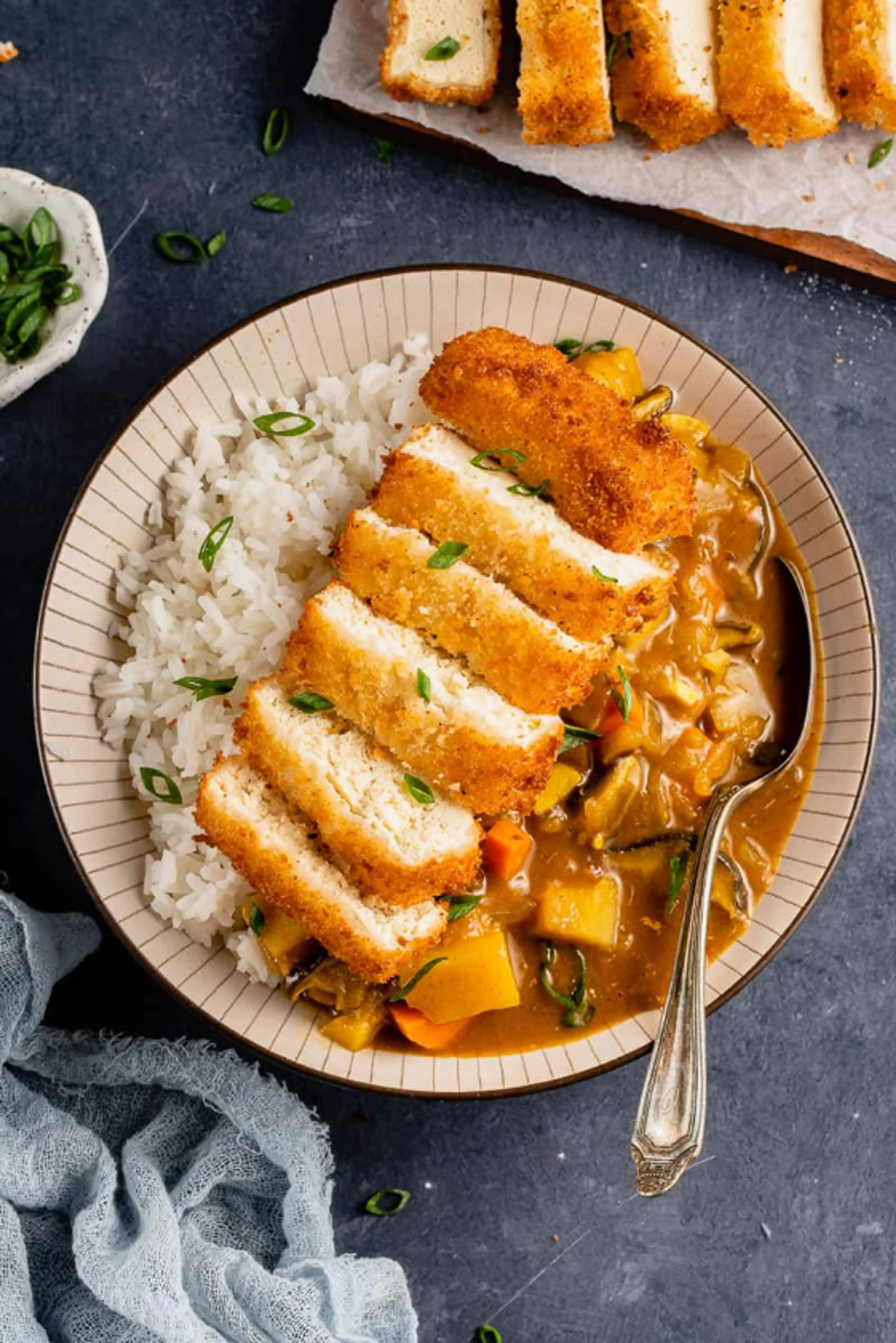 krokante tofu katsu curry