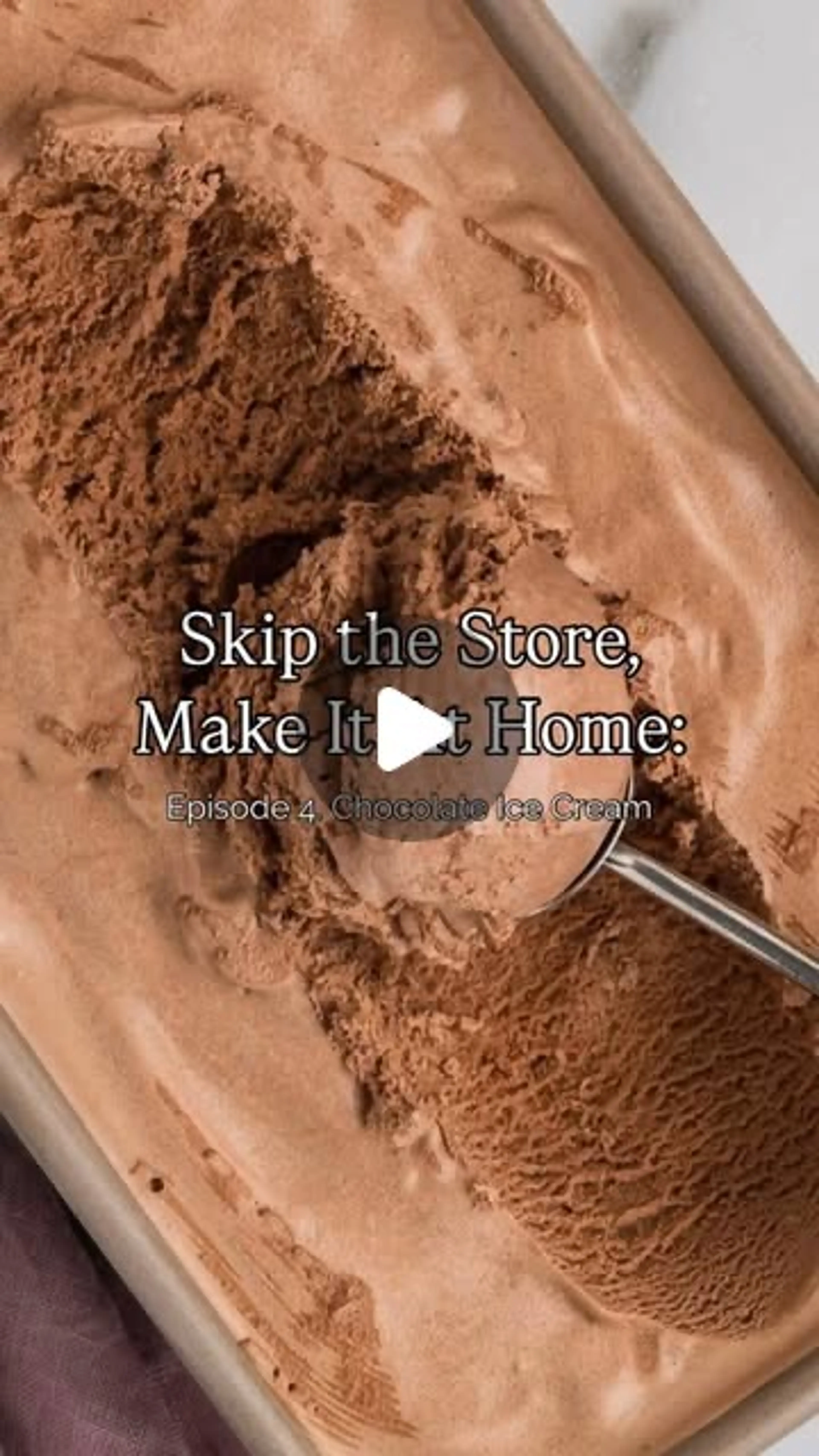 Simple Homemade Chocolate Ice Cream
