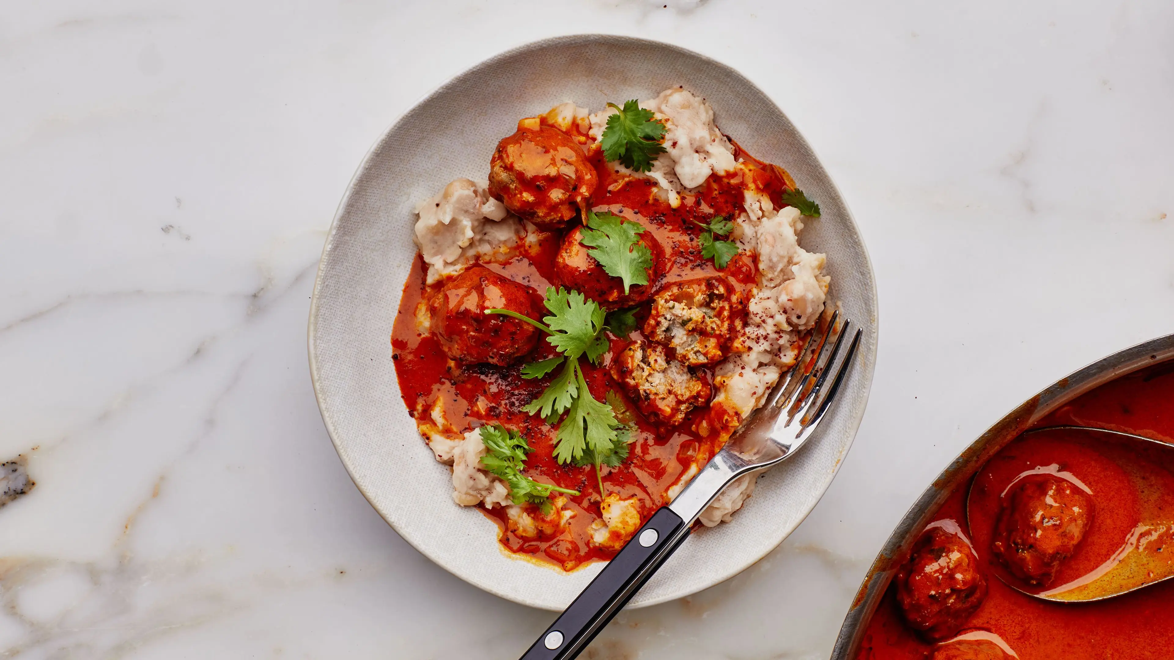 Coconut-Harissa Meatballs