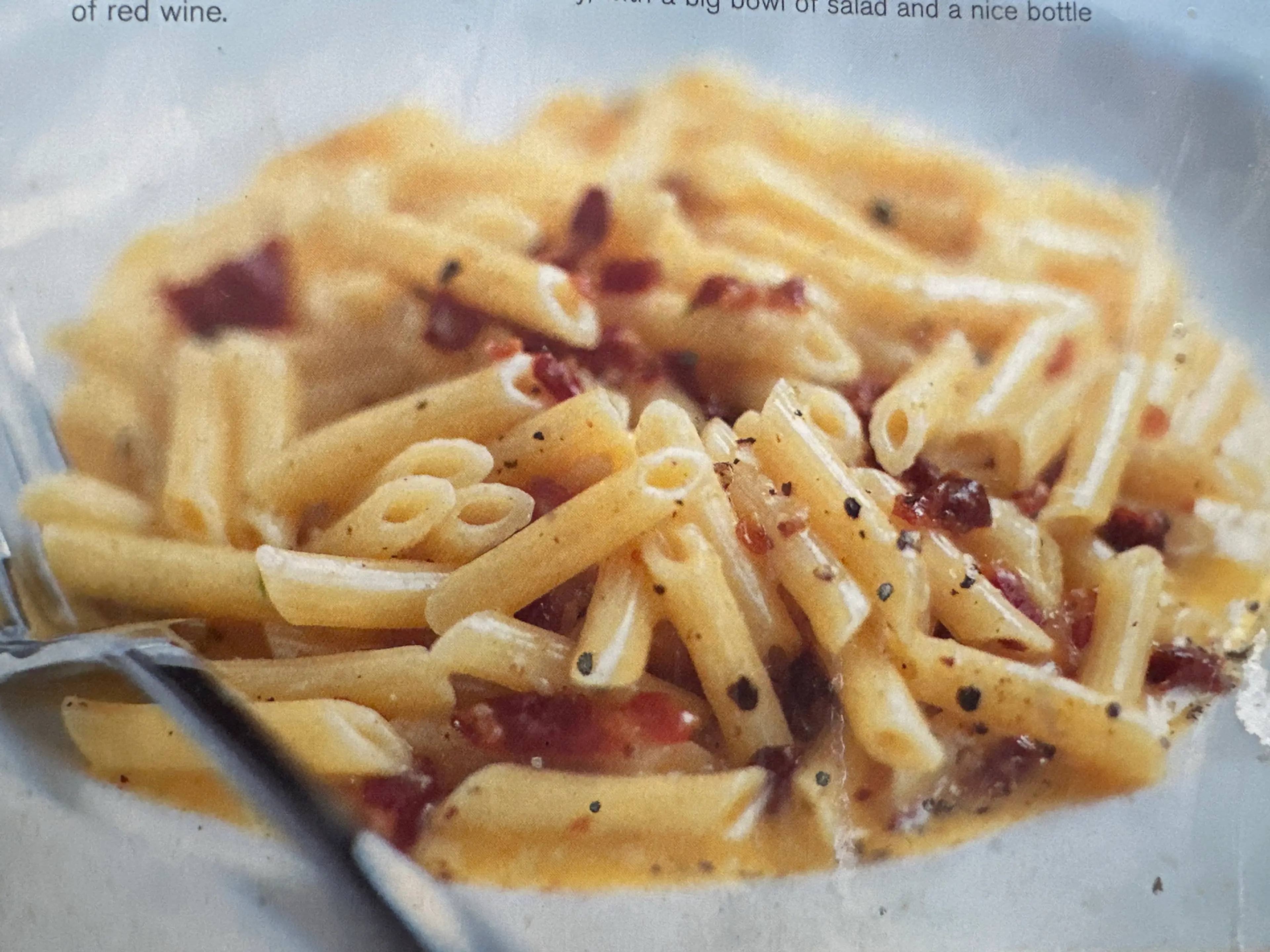 Classic Penne Carbonara