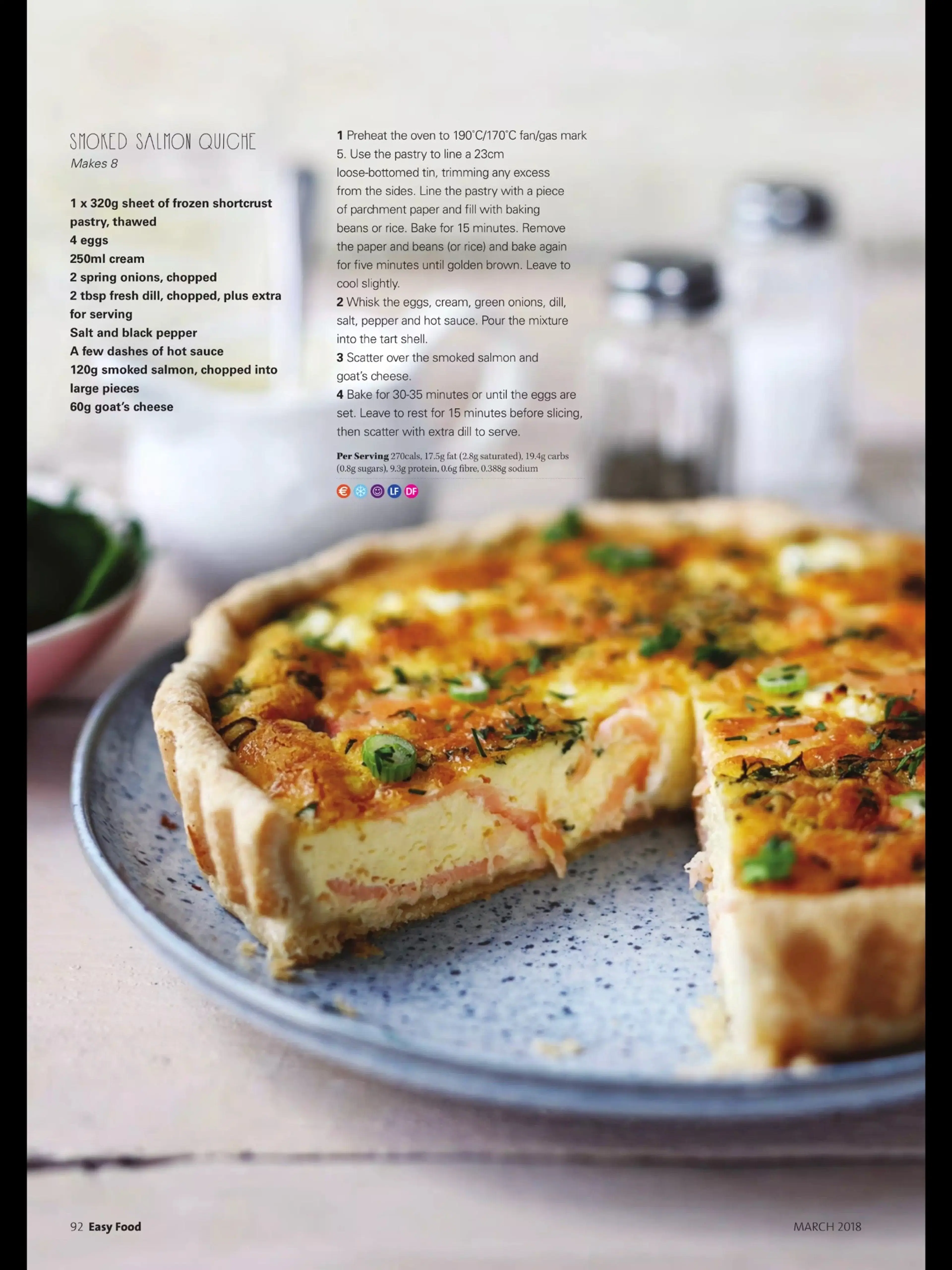 Smoked Salmon Quiche
