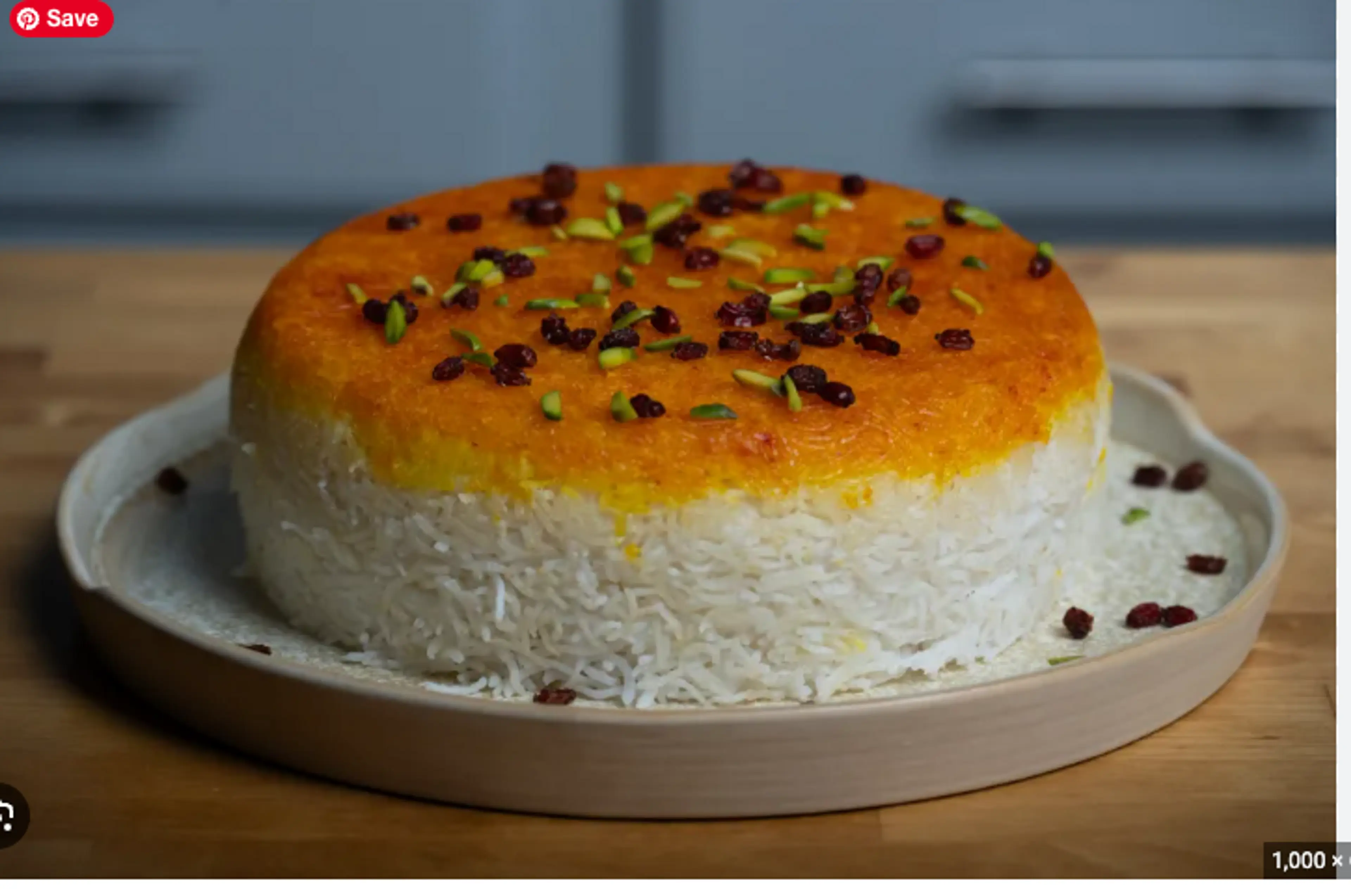 Steamed Basmati Saffron Rice With Tahdig