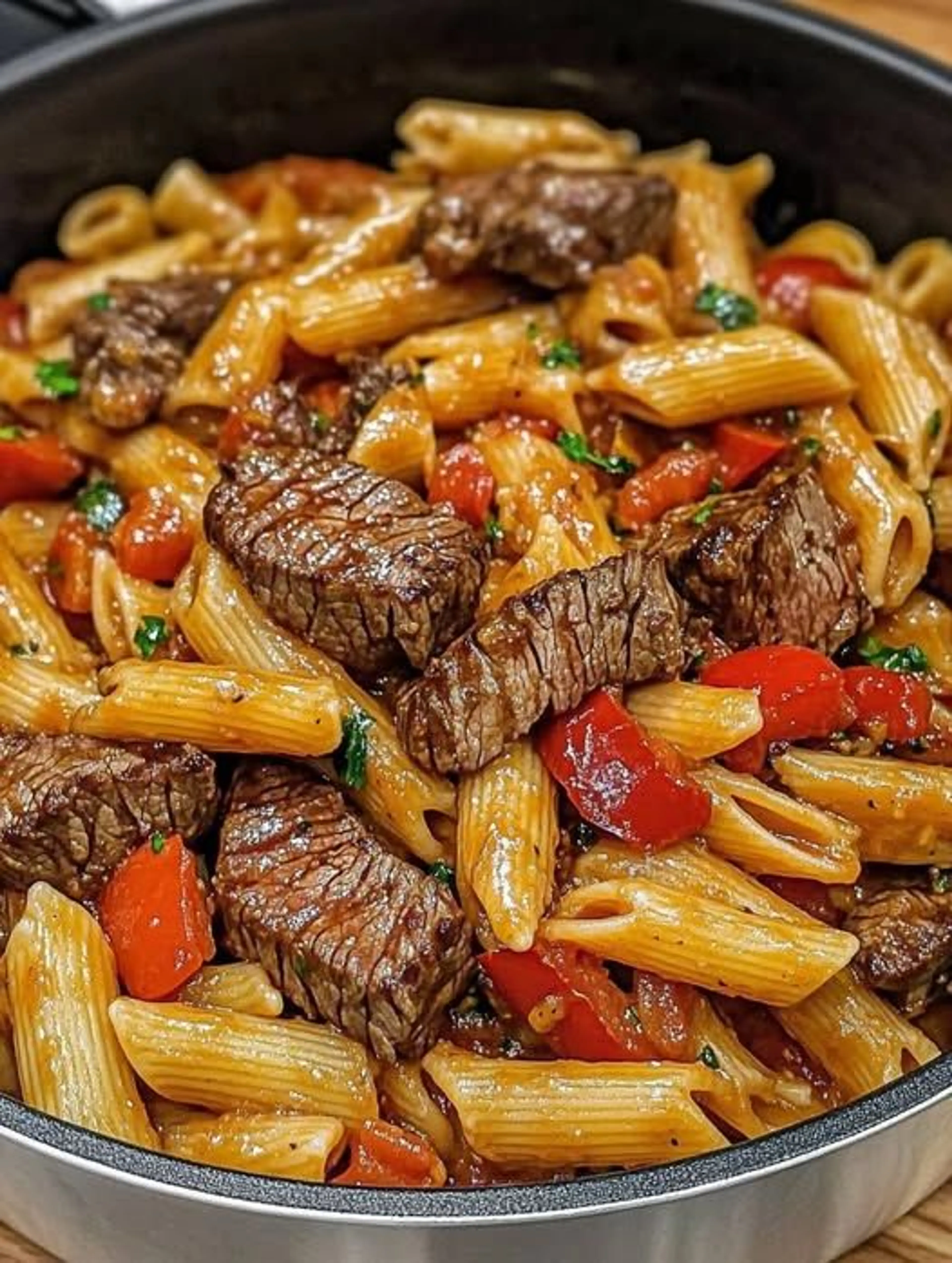 Zesty Steak Pasta