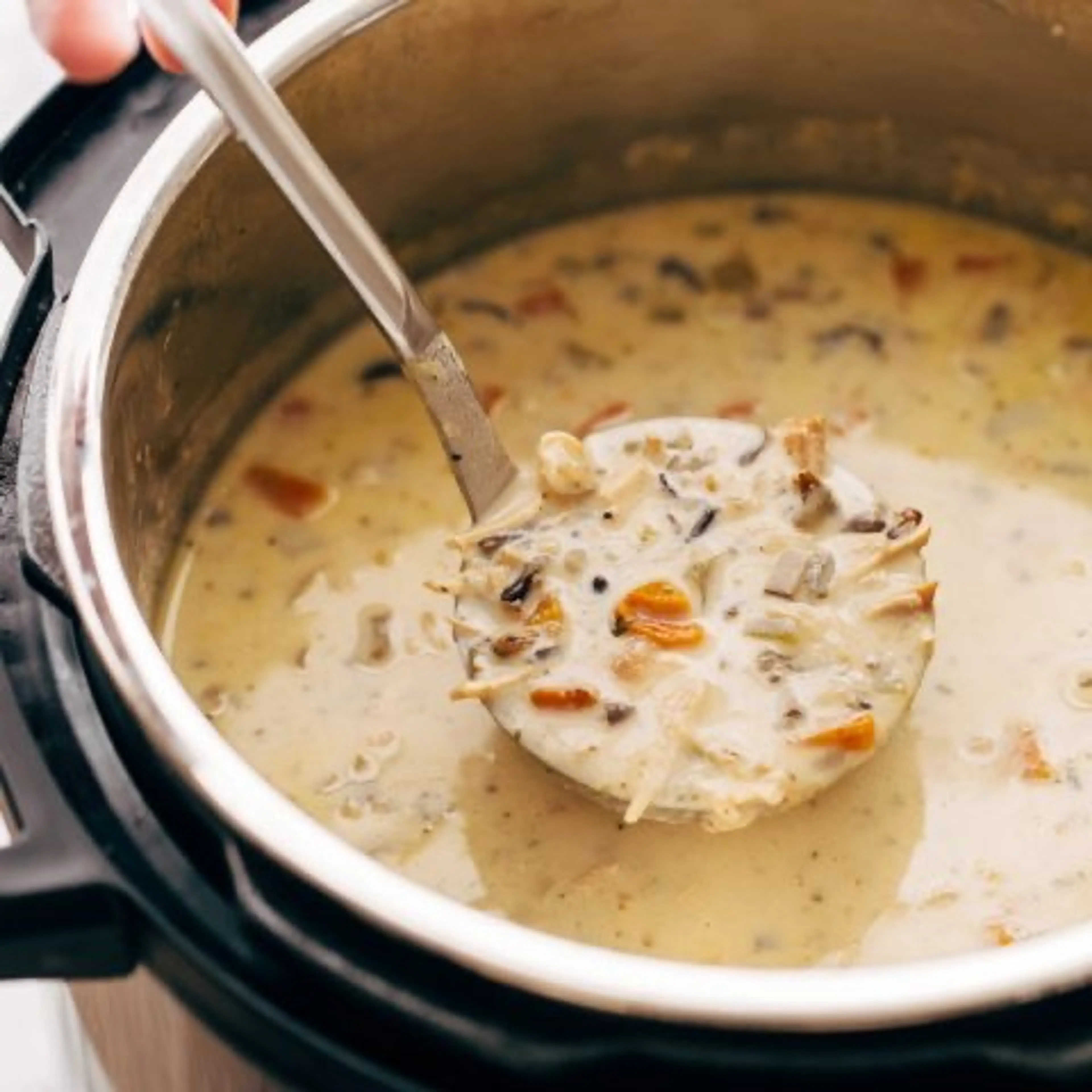 Instant Pot Chicken Wild Rice Soup