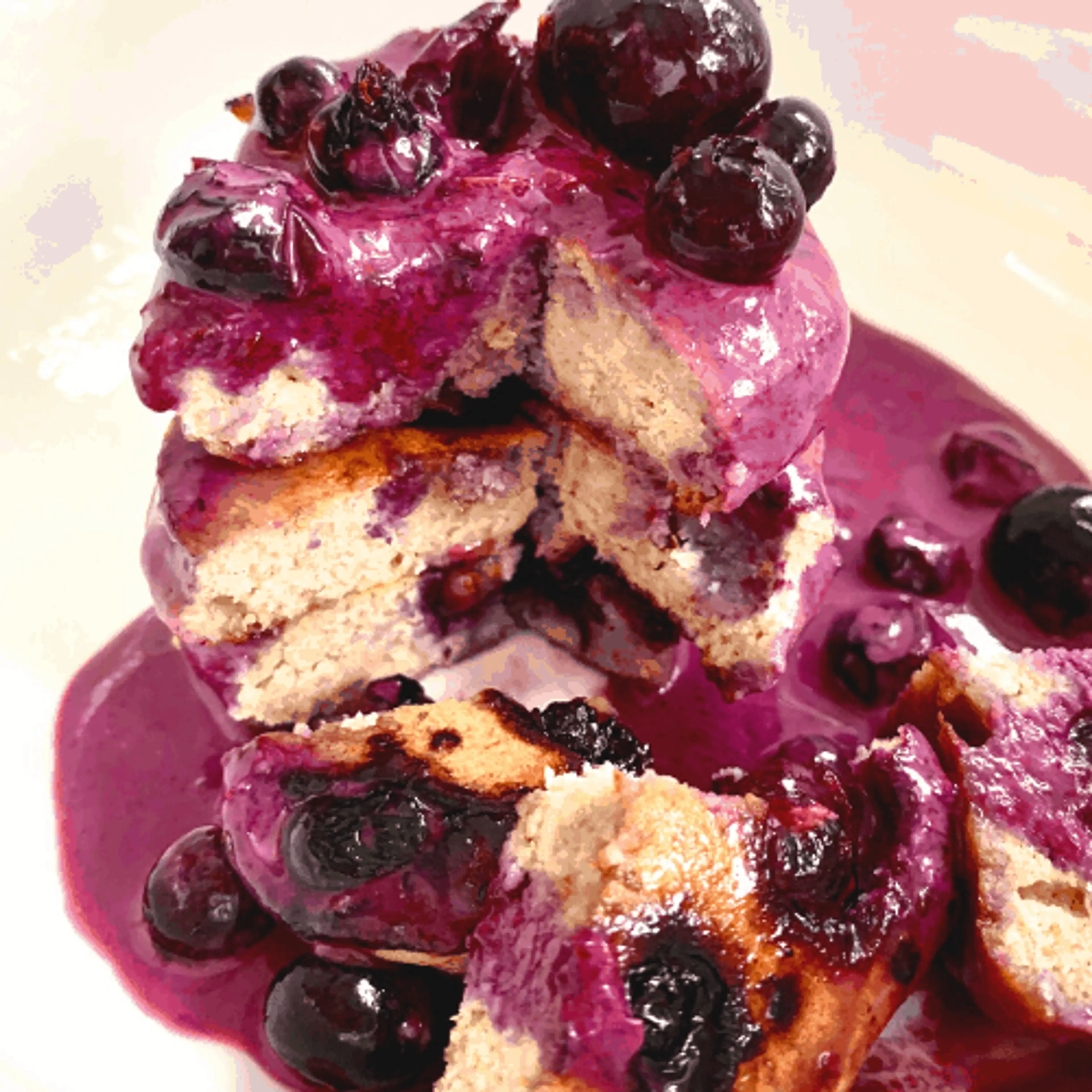 Mini Blueberry Pancakes