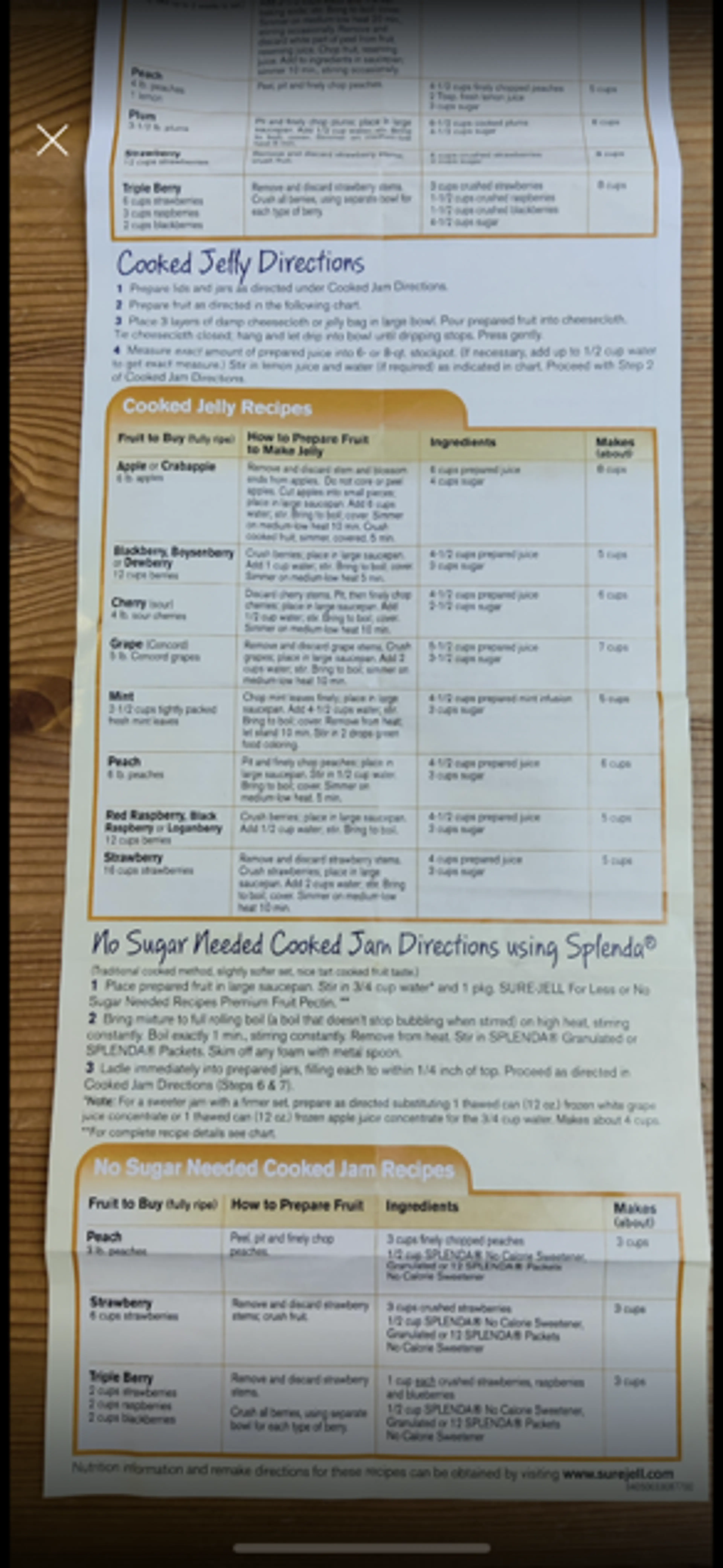 Sure gel Low Sugar