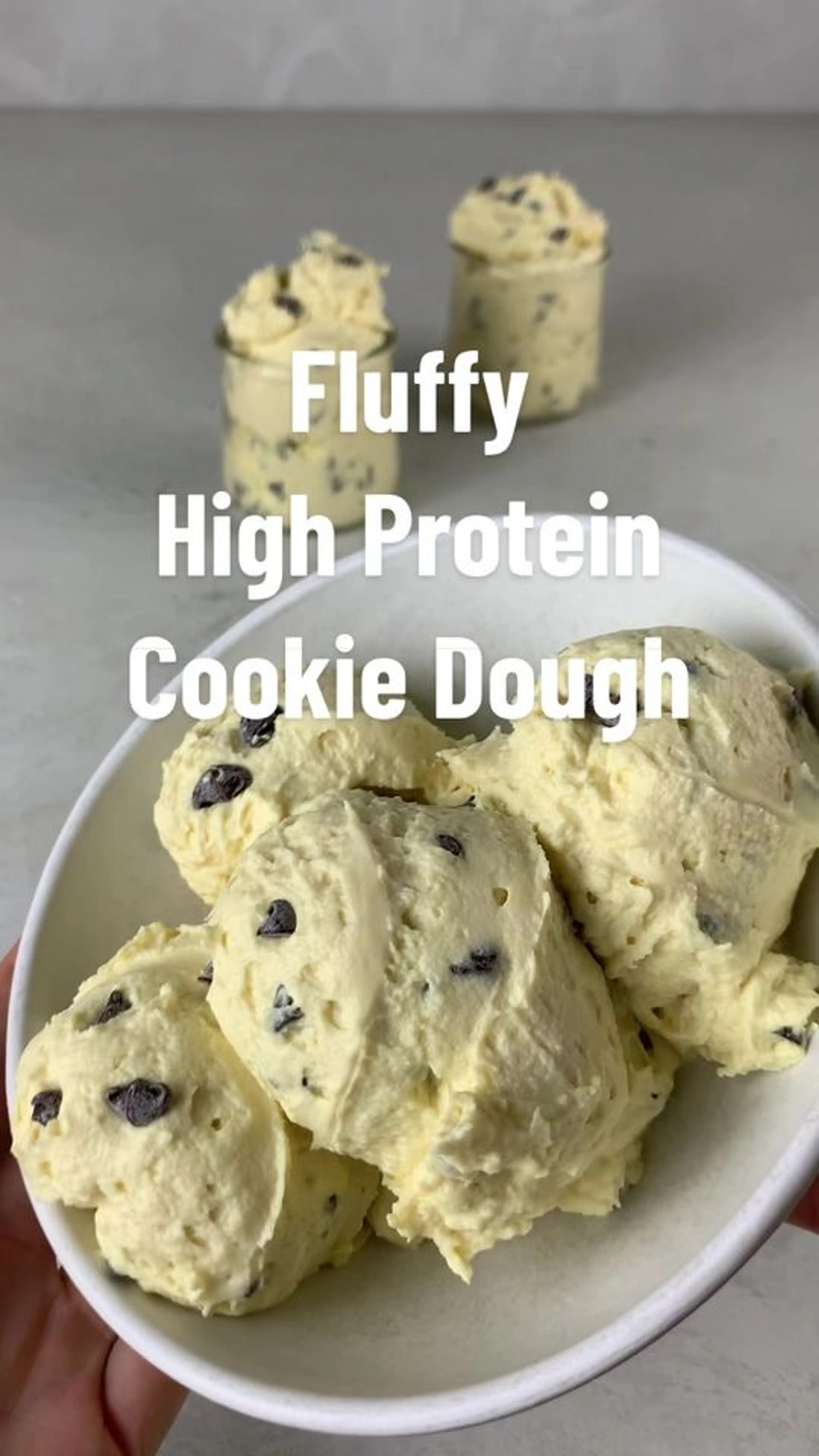 Fluffy High Protein Cookie Dough