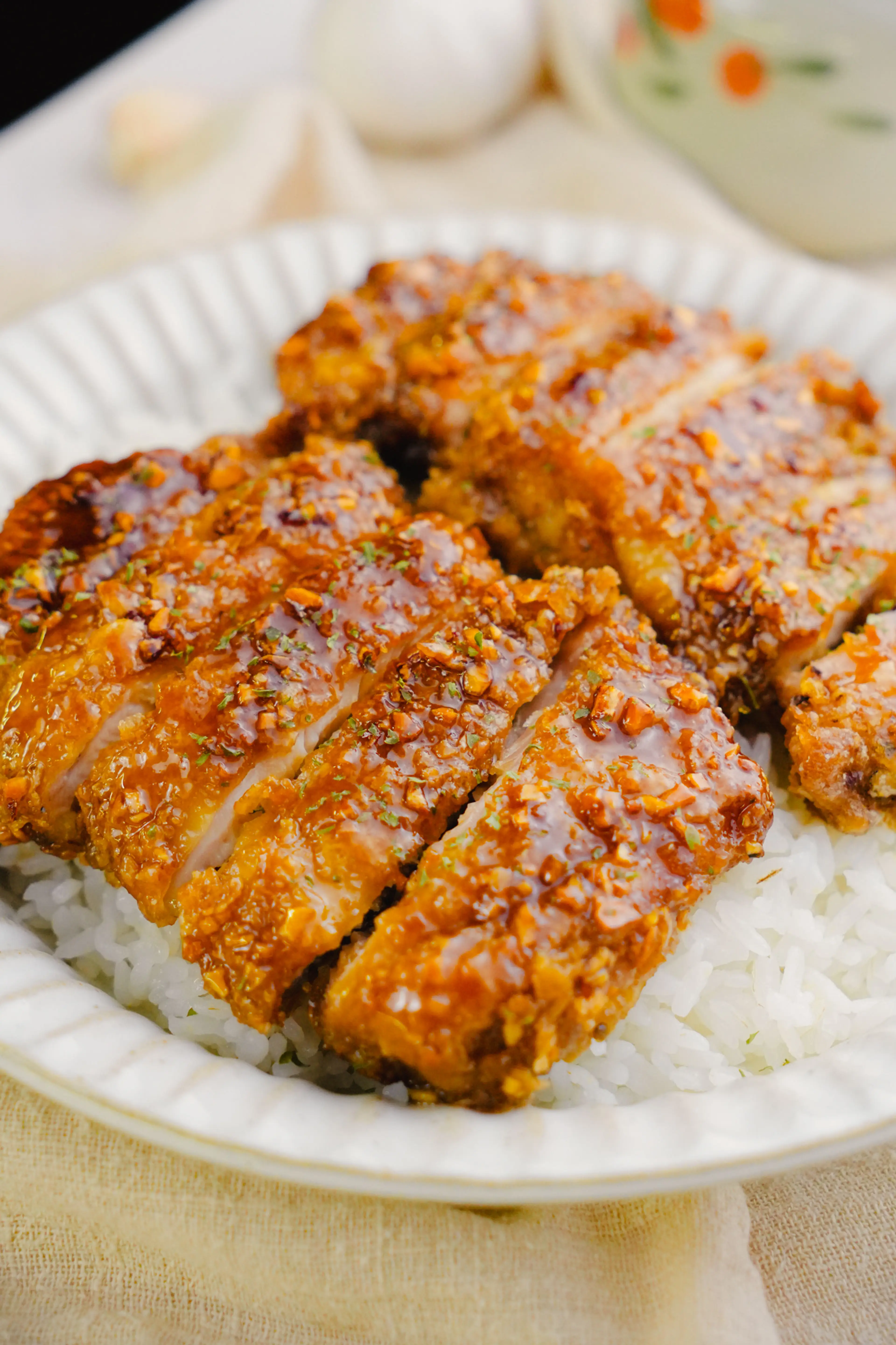 Honey Garlic Crispy Chicken