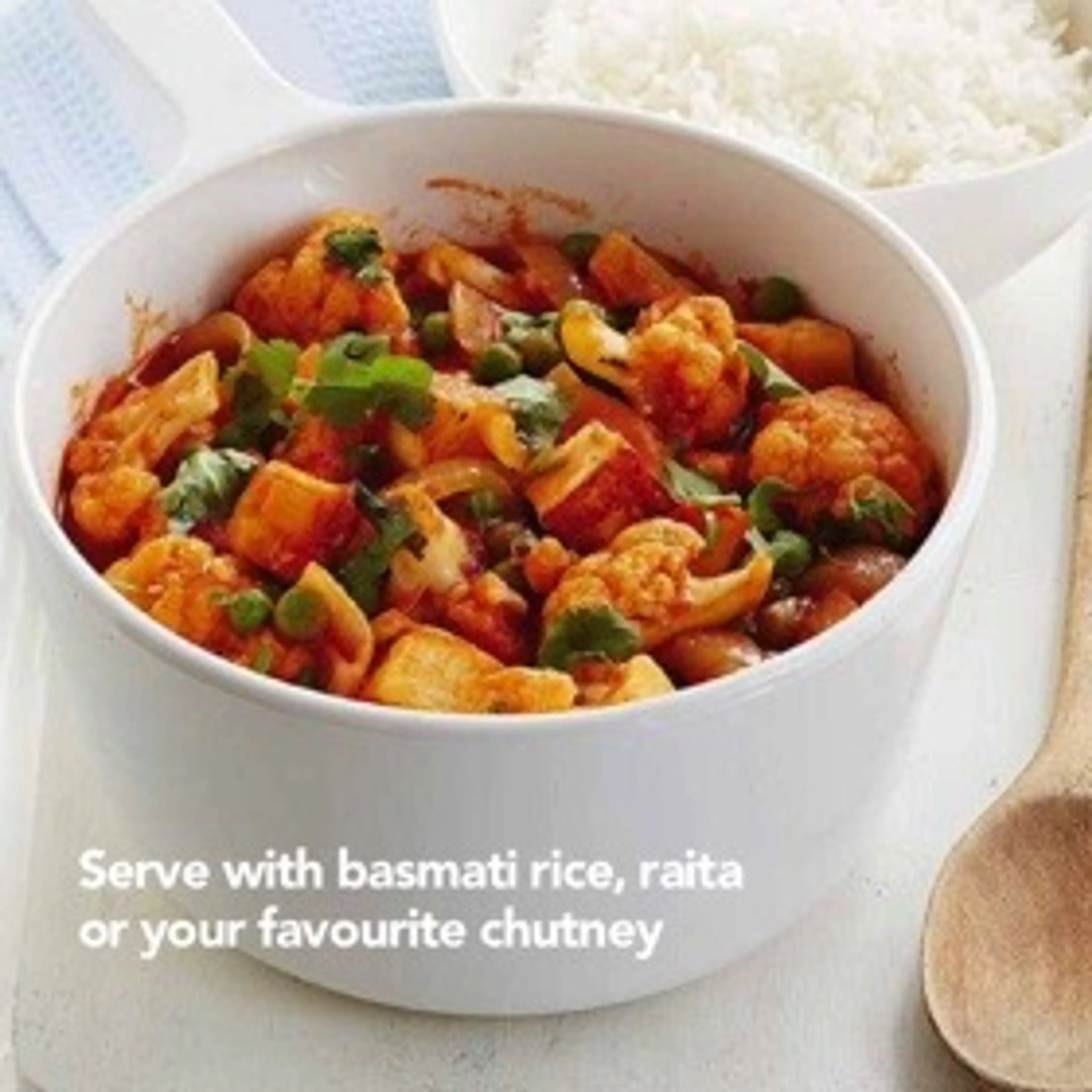 South Indian fish curry with chickpeas