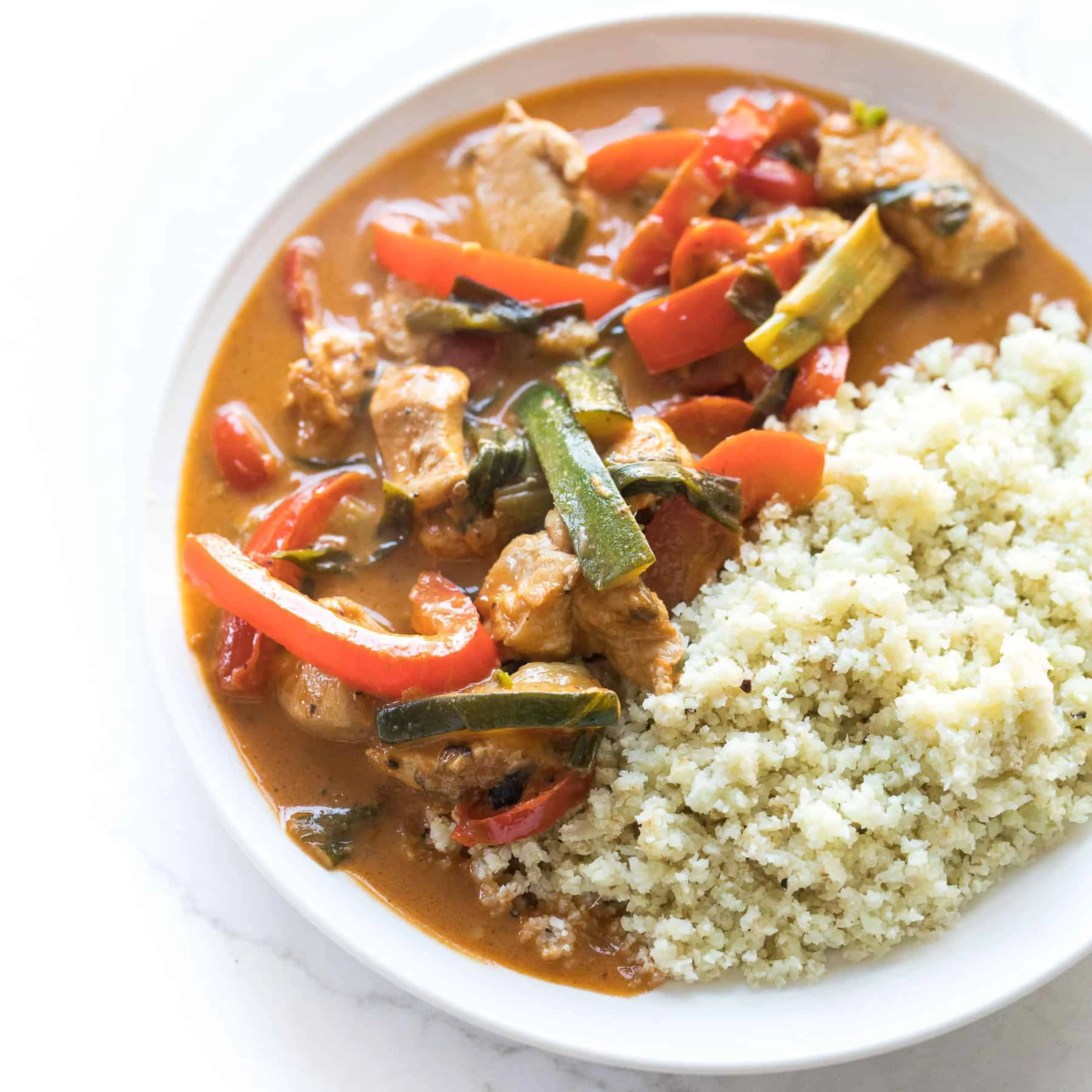 Thai Coconut Keto Chicken Curry Recipe