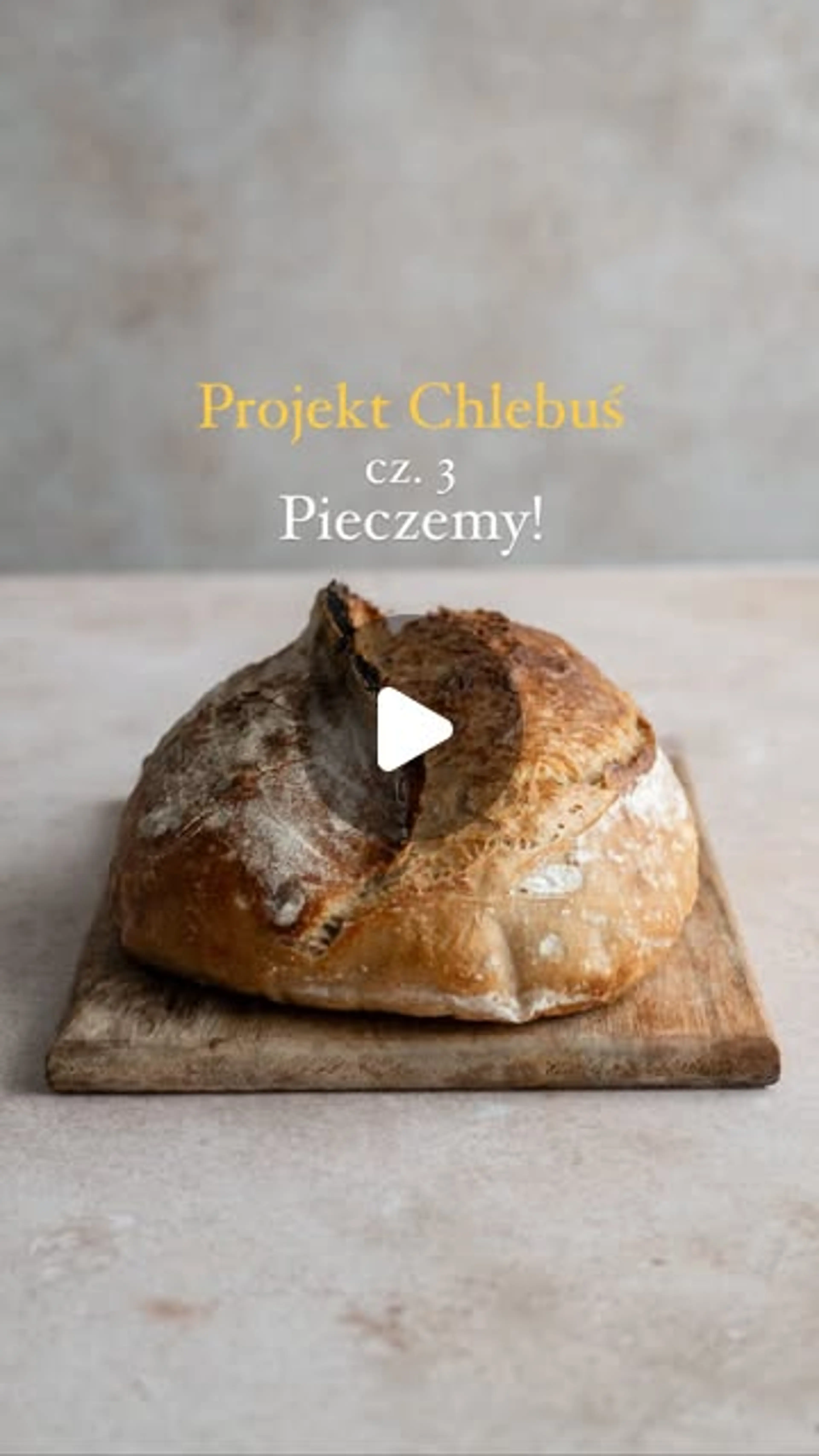 Projekt Chlebuś Cz.3  Pieczemy