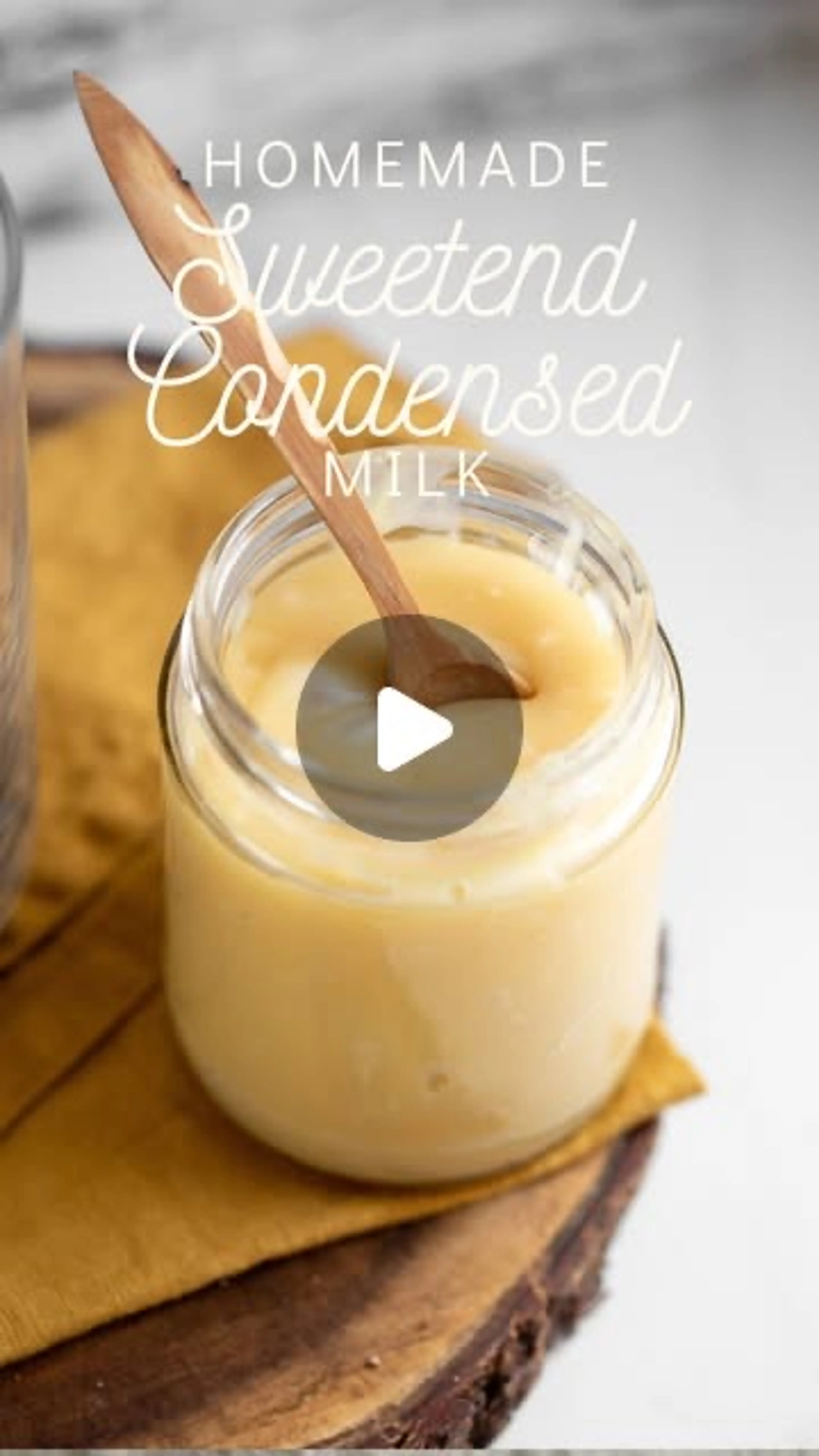 Homemade Sweetened Condensed Milk