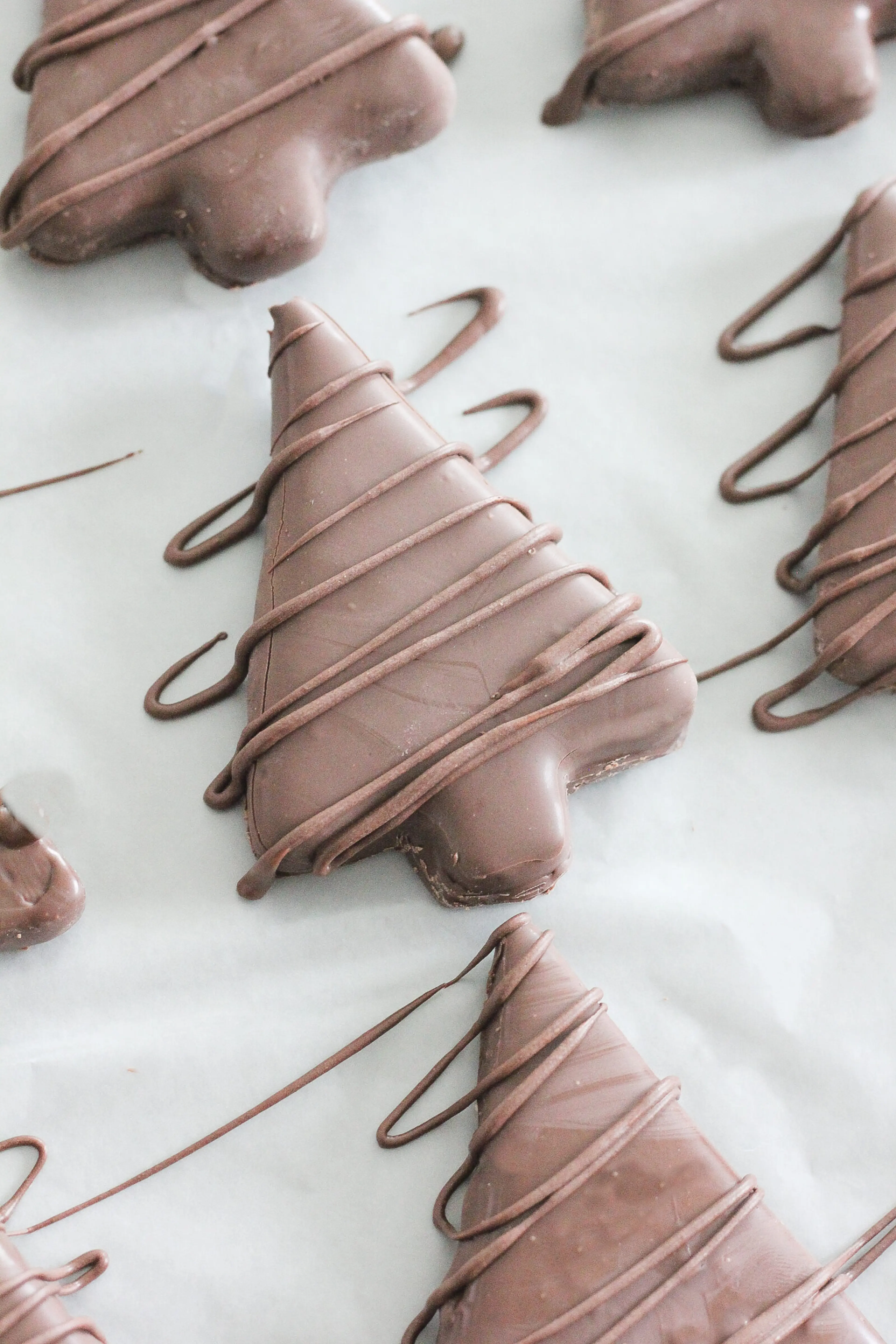 Chocolate Peanut Butter Christmas Trees