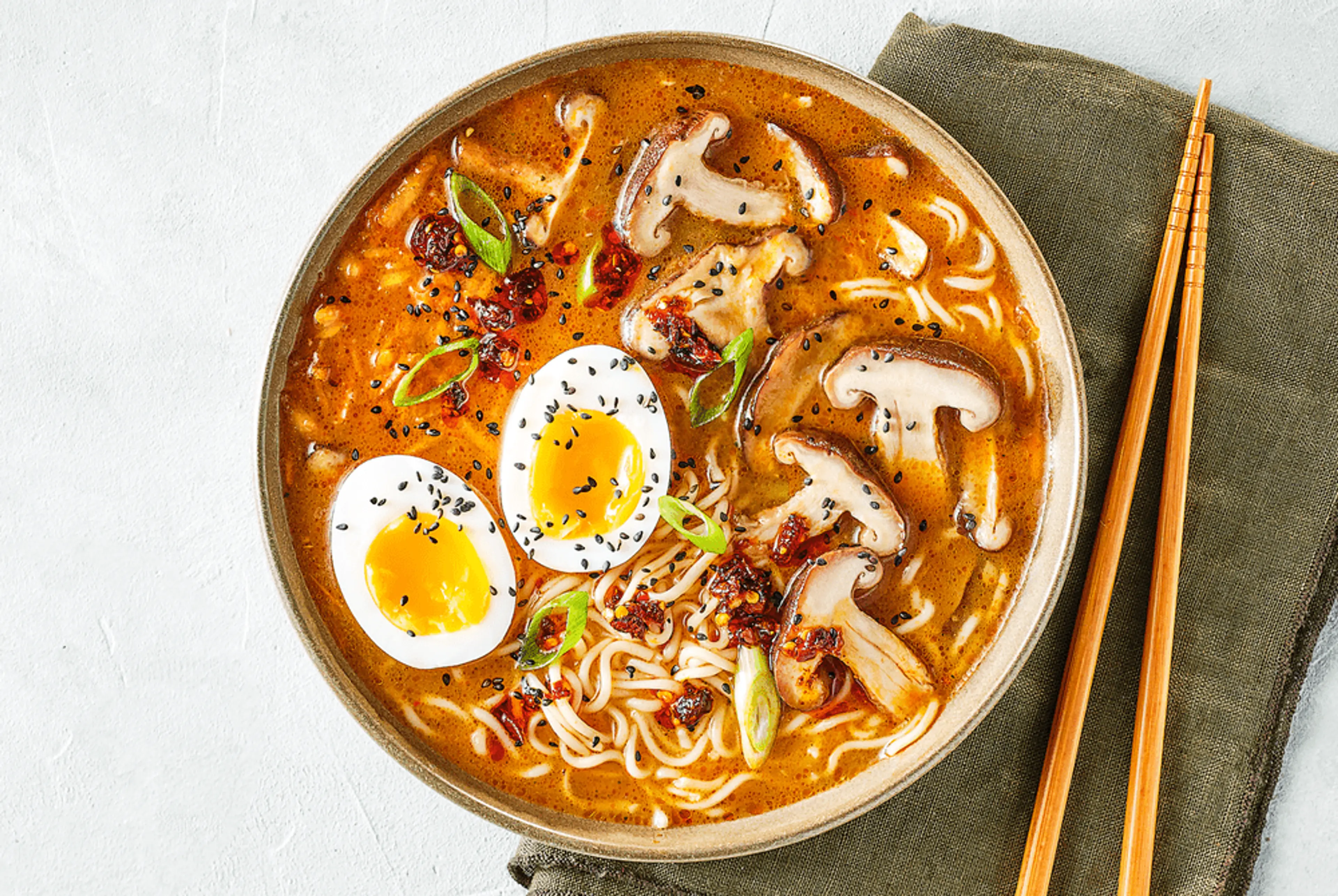 Snelle ramenbowl