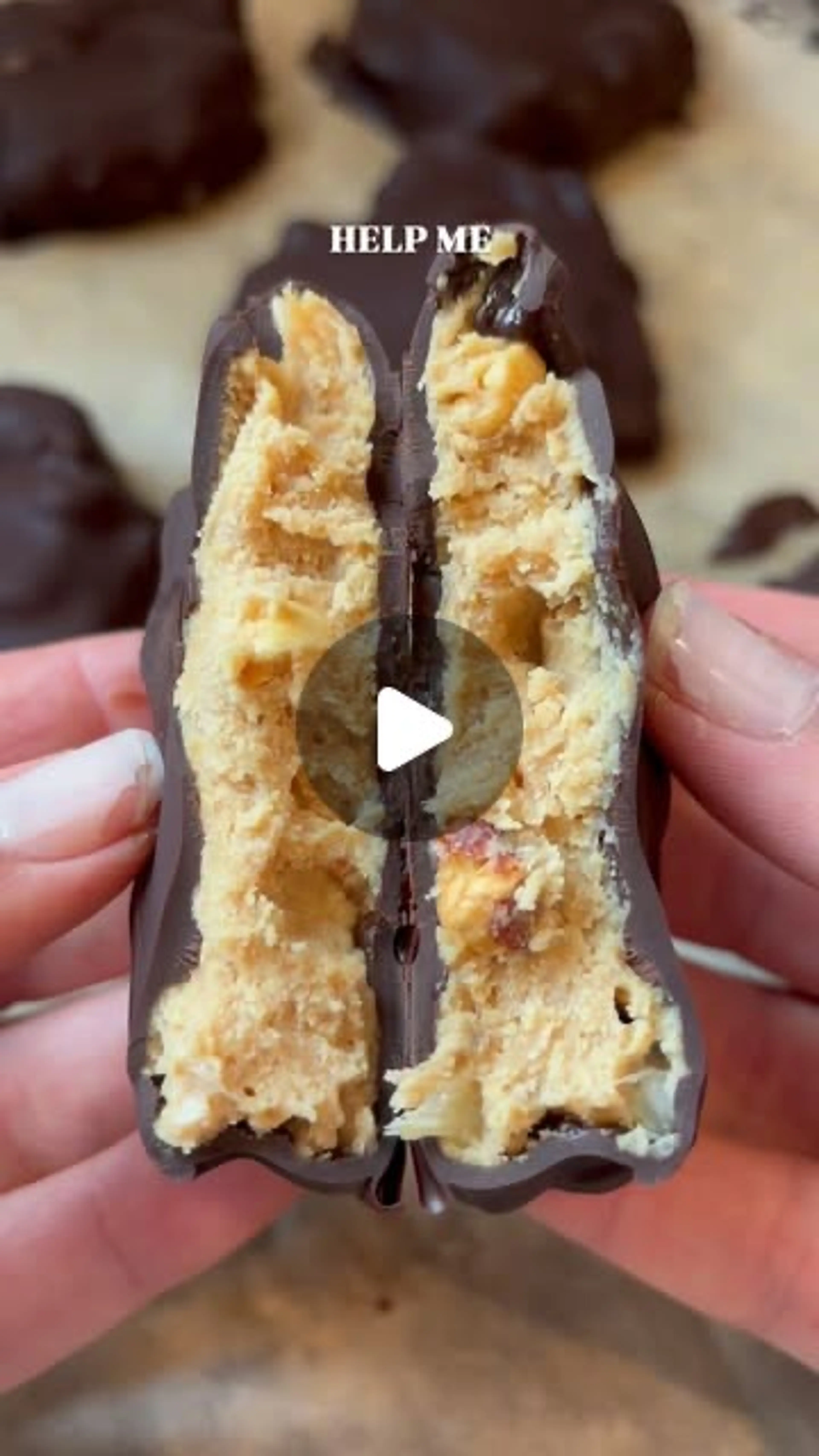 Peanut Butter Chocolate Discs