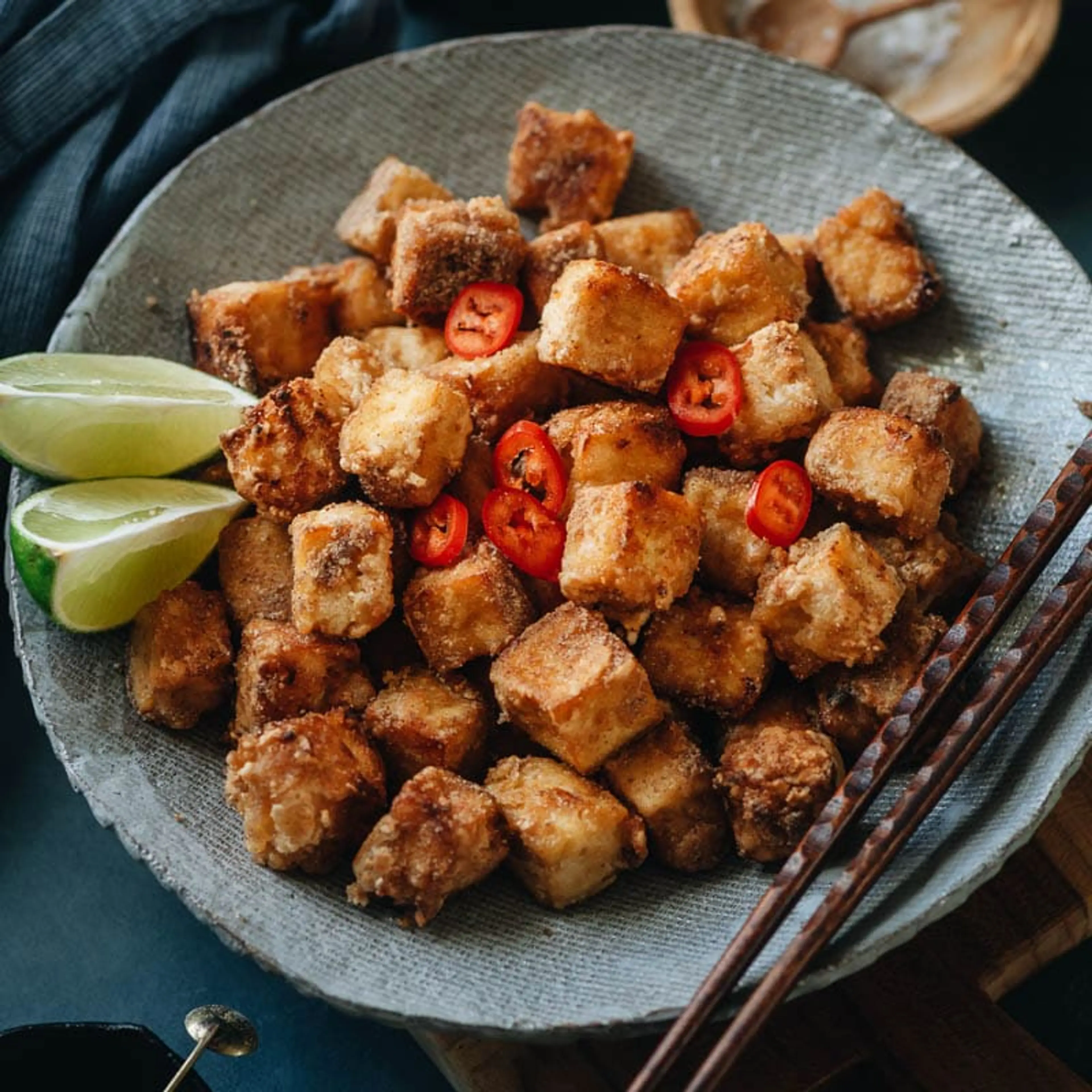 Salt and Pepper Tofu (椒盐豆腐)