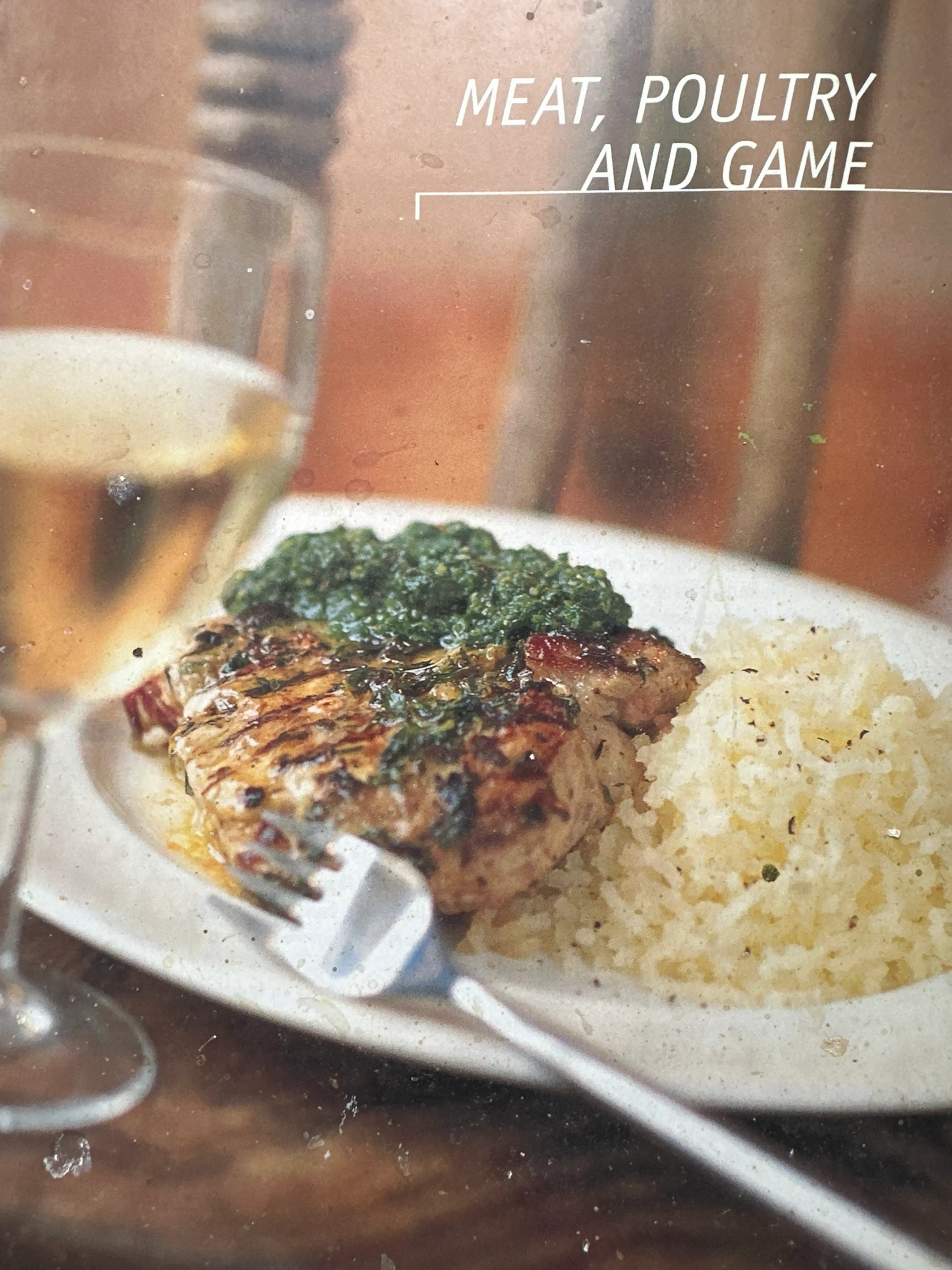 Pork Chops with Thyme, Lemon and Pesto