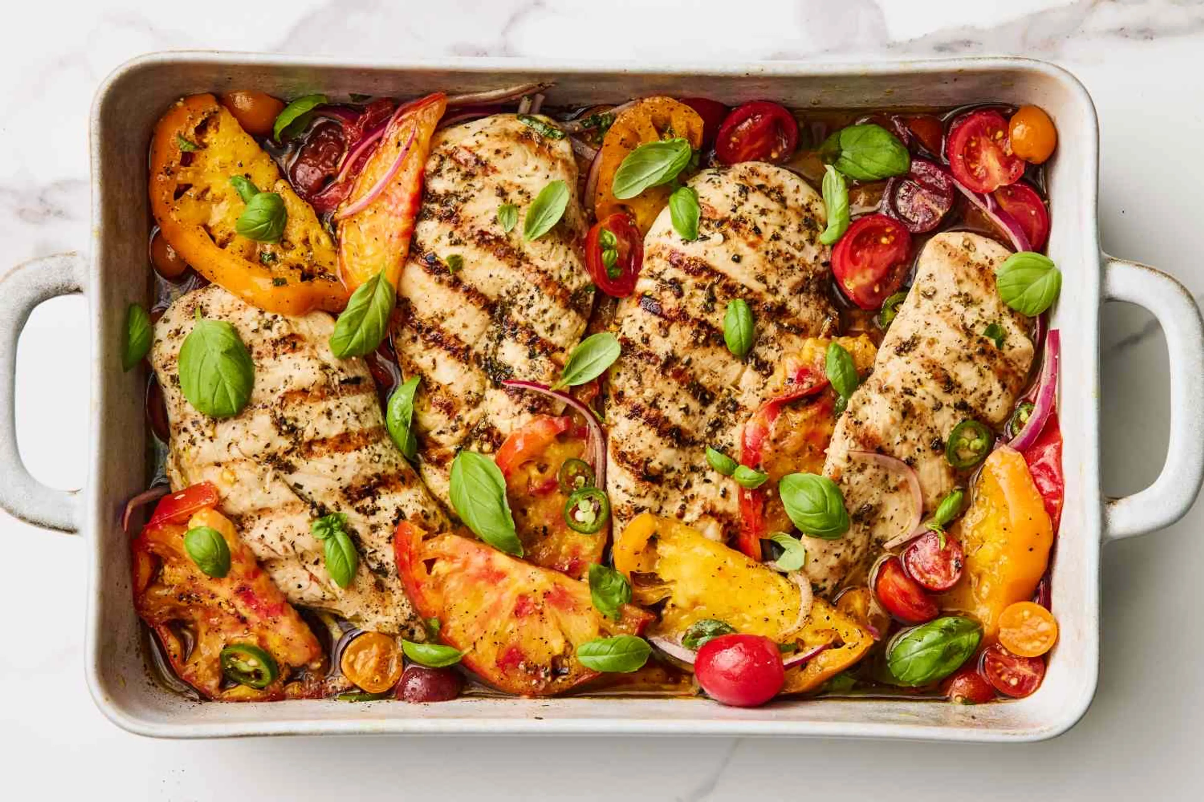 Tomato-Basil Chicken
