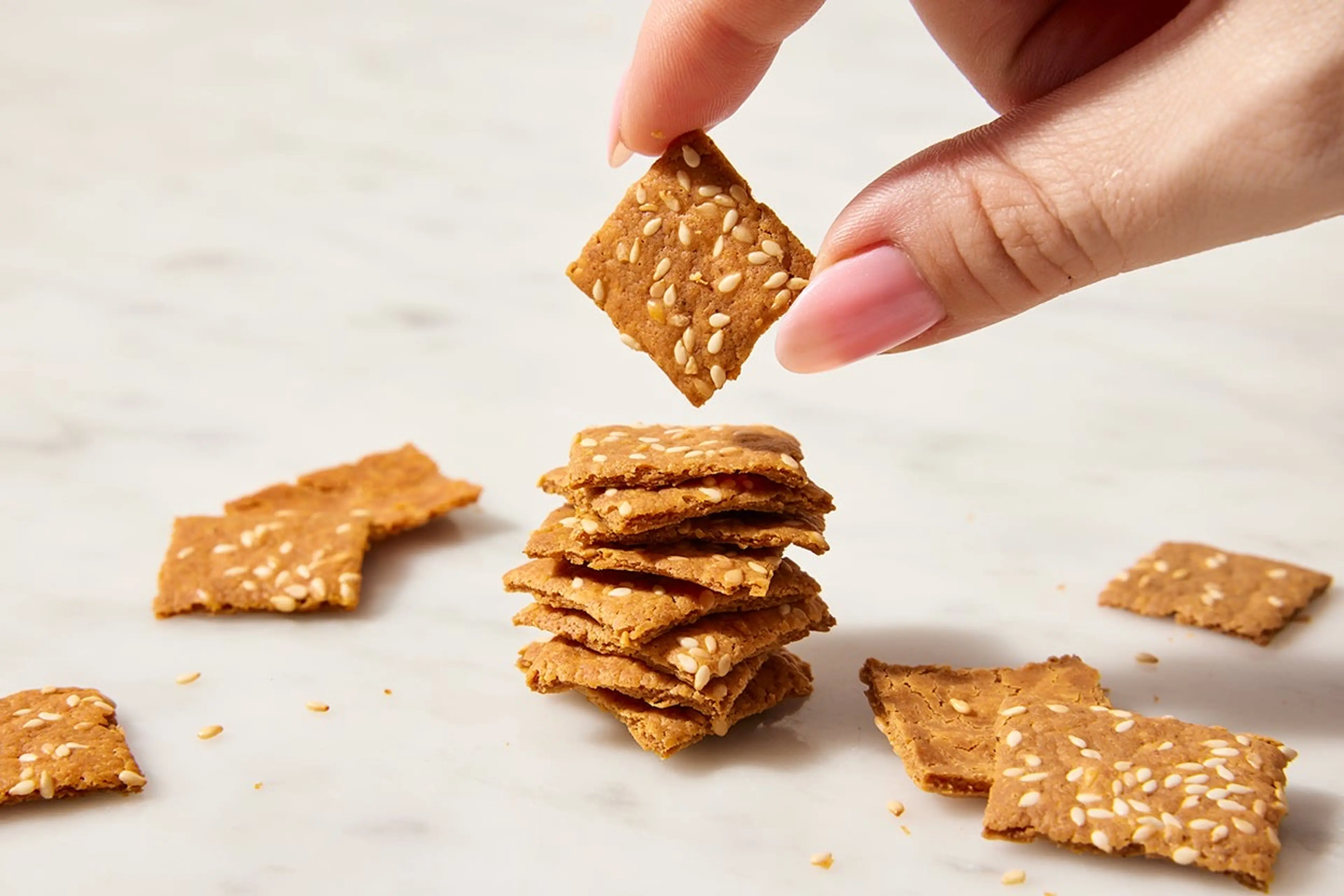 Easiest Sourdough Discard Crackers