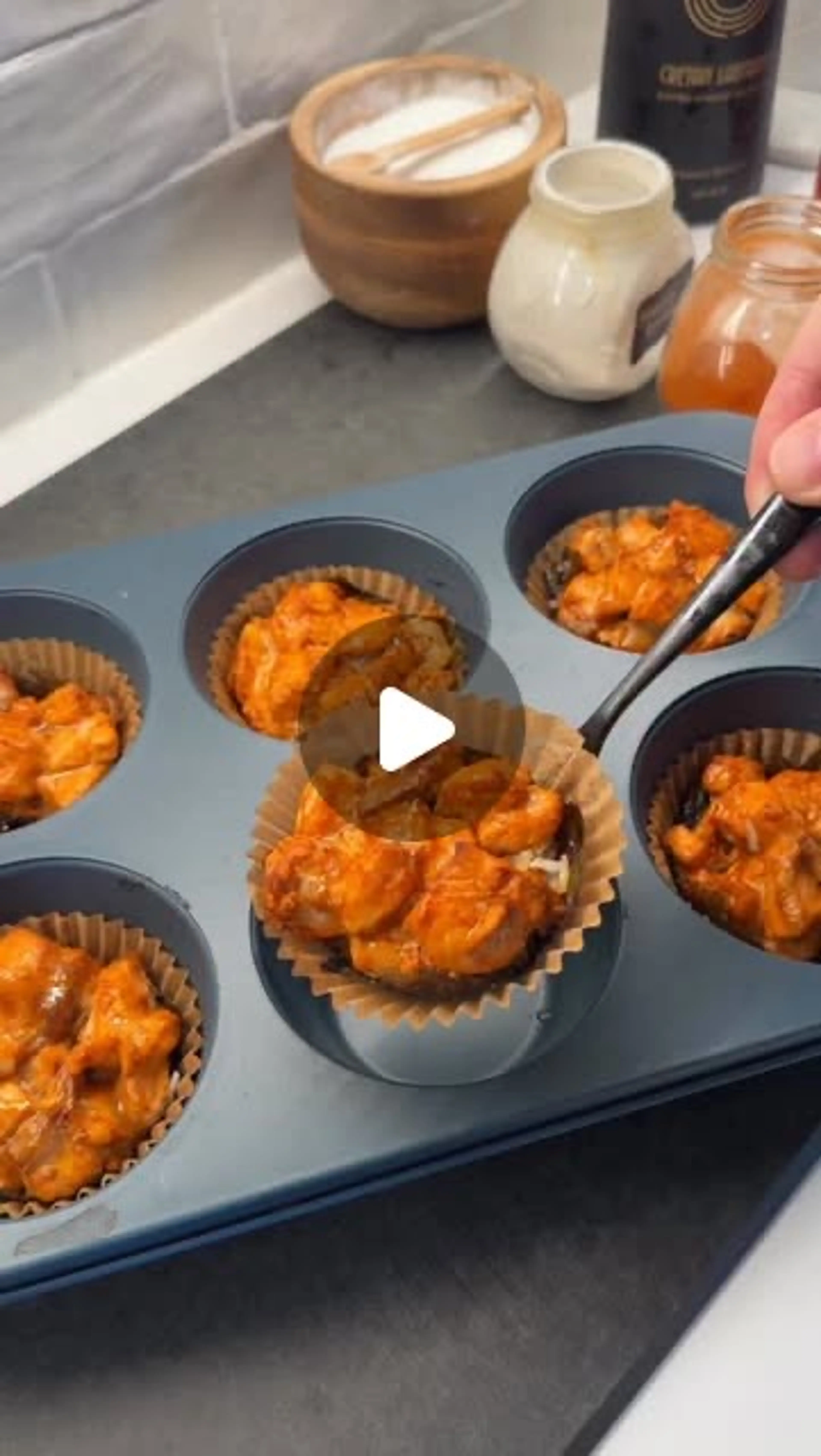 Healthy Volcano Sushi Cups