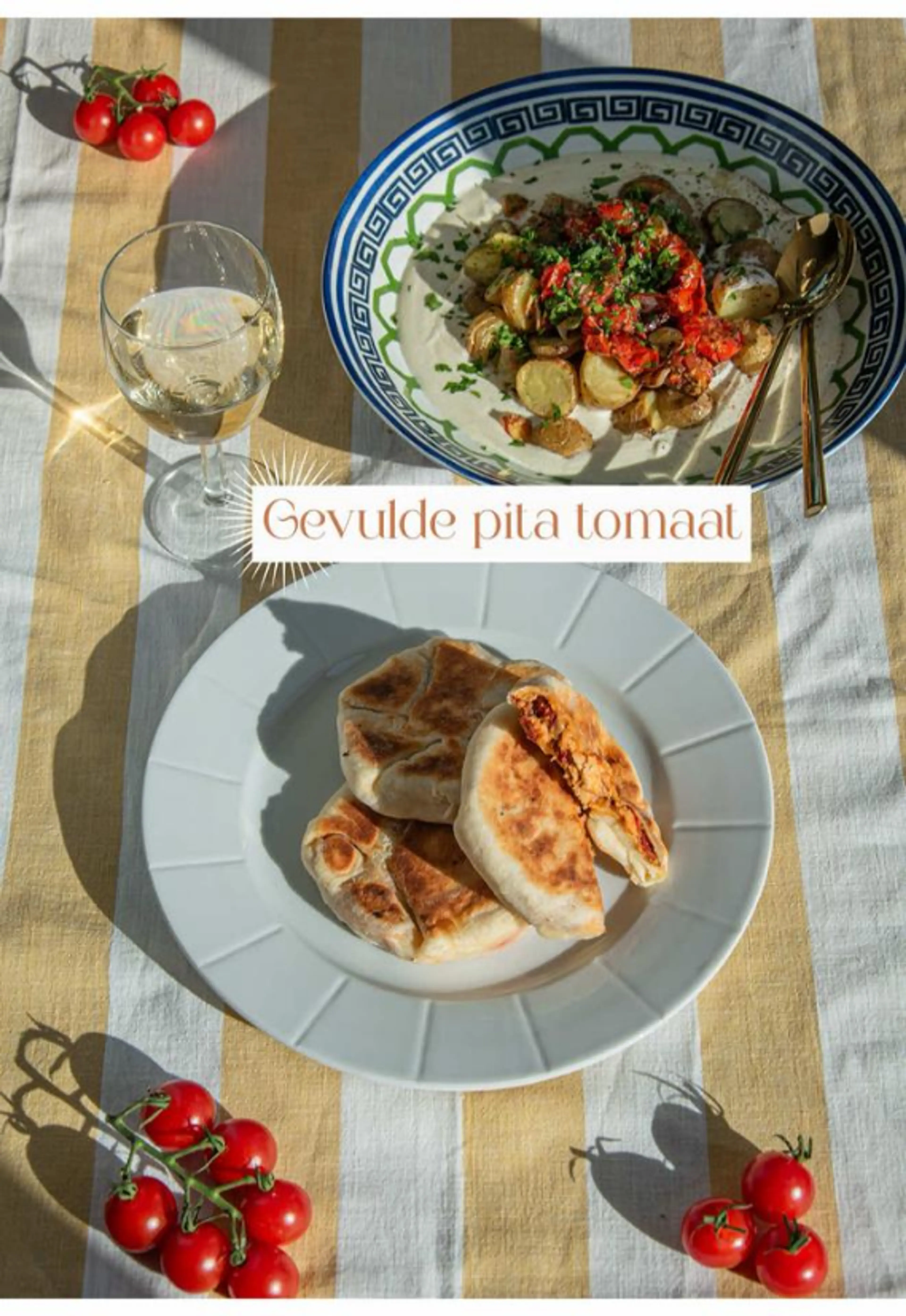 Gevulde Pita Tomaat