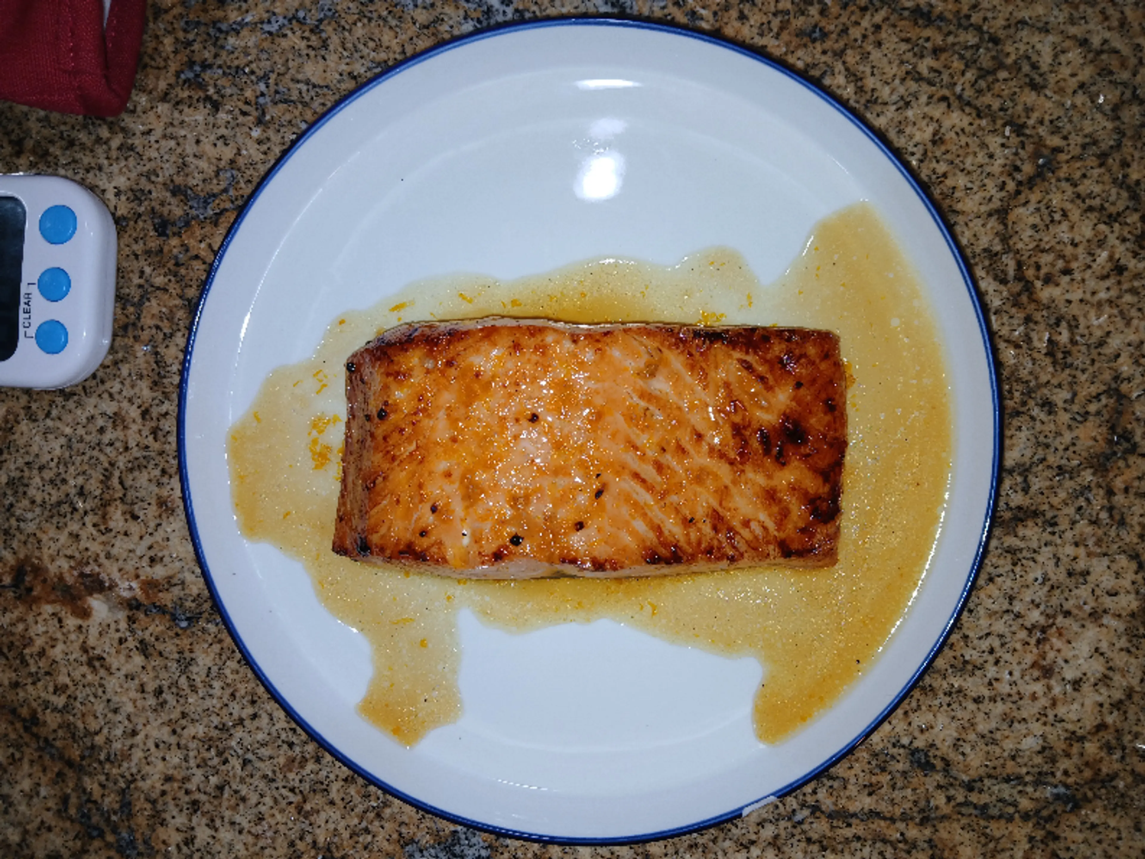 Honey Orange Broiled Salmon