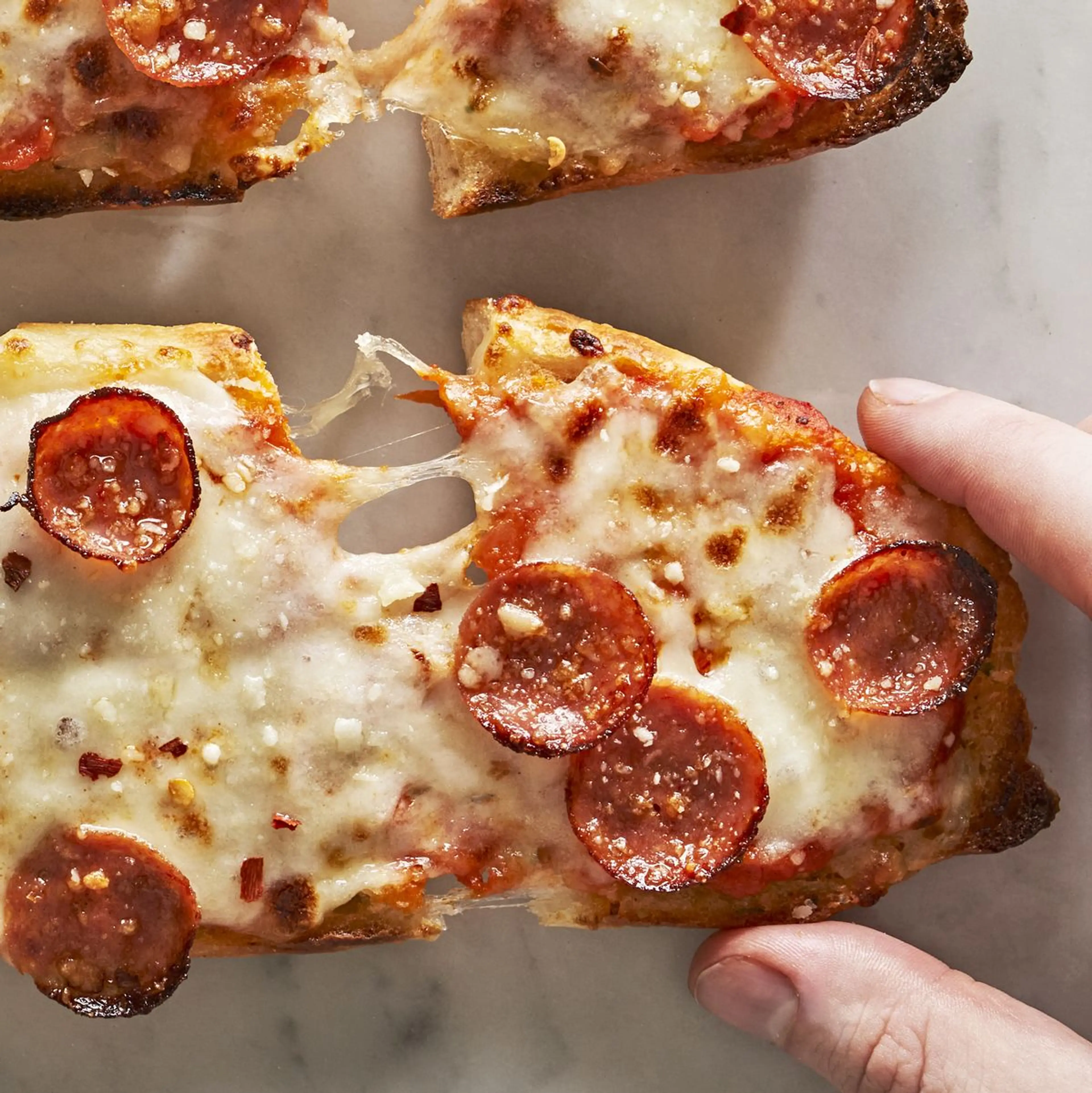 Garlic Bread Pizza