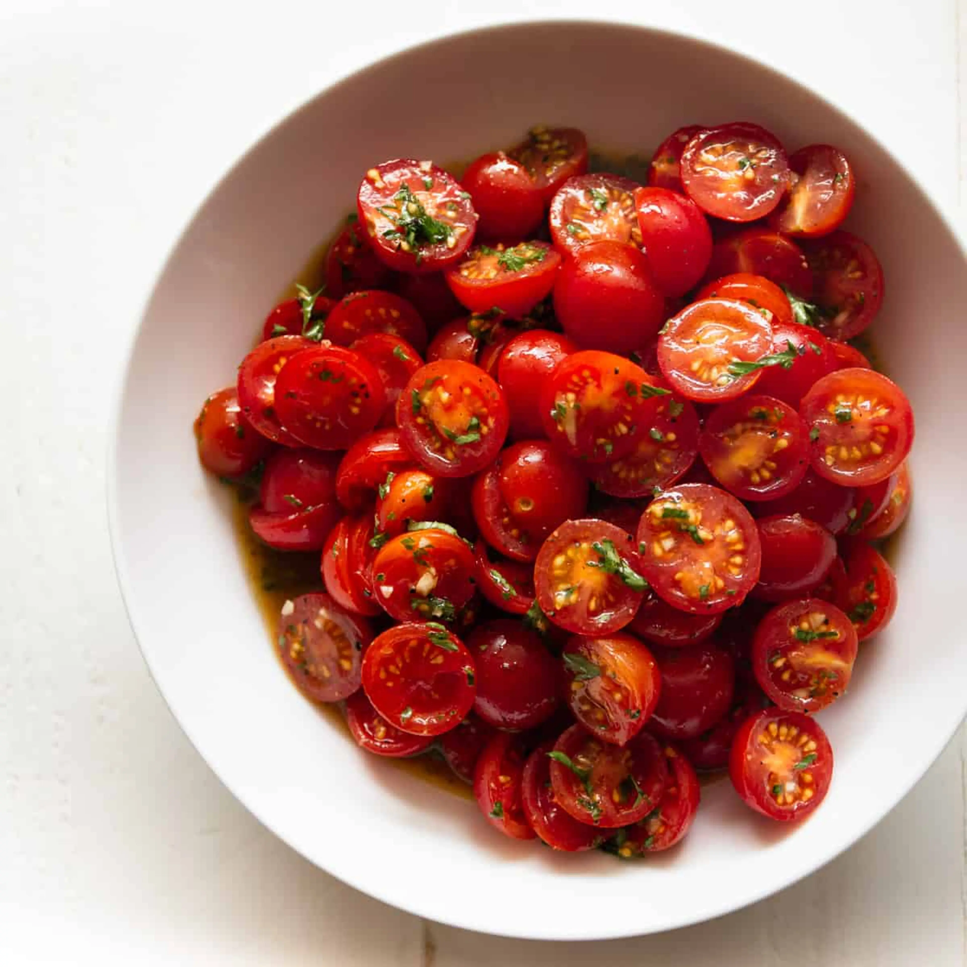 Balsamic Marinated Tomatoes