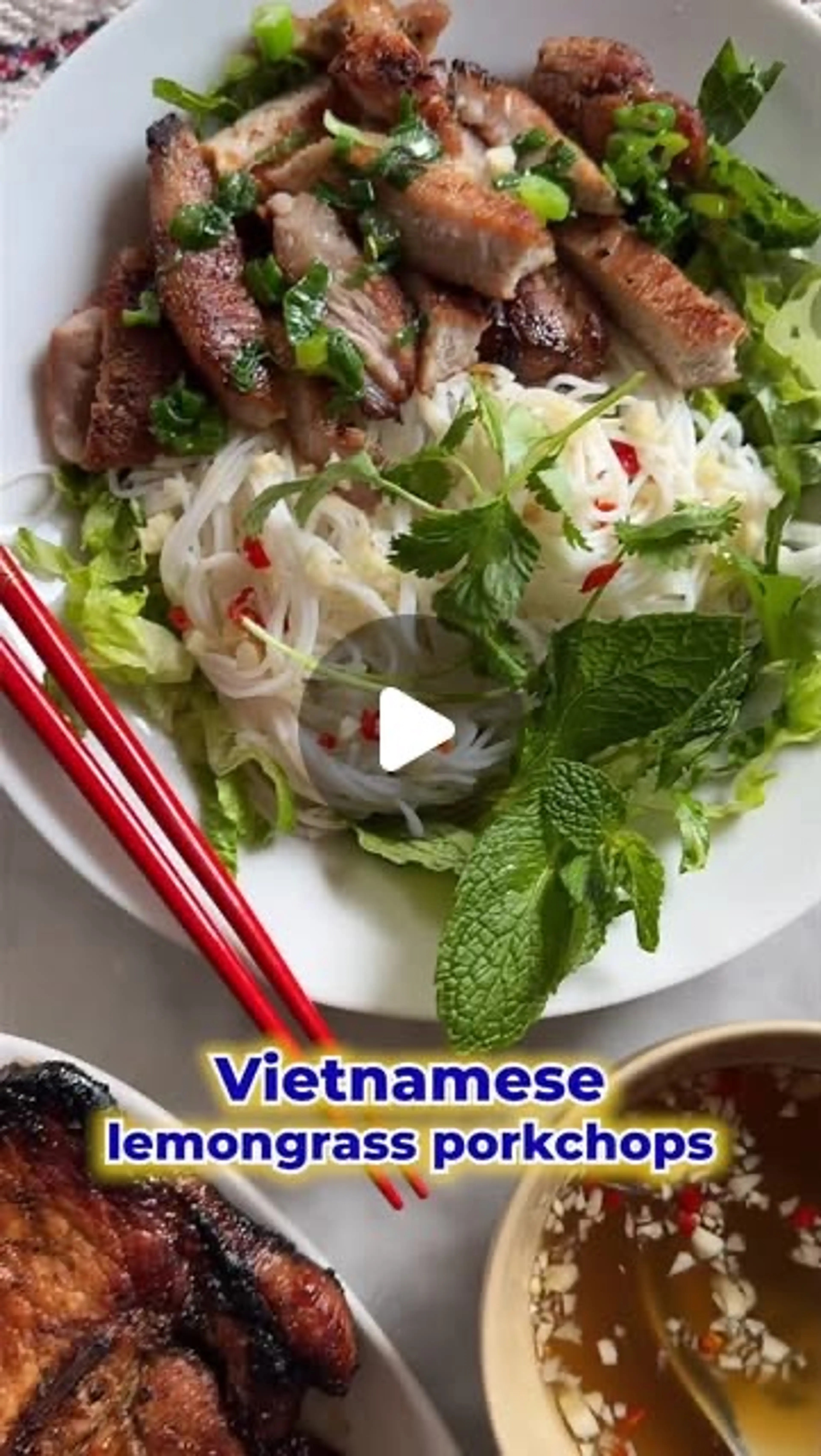 Vietnamese Pork Chops & Nuoc Mam Sauce