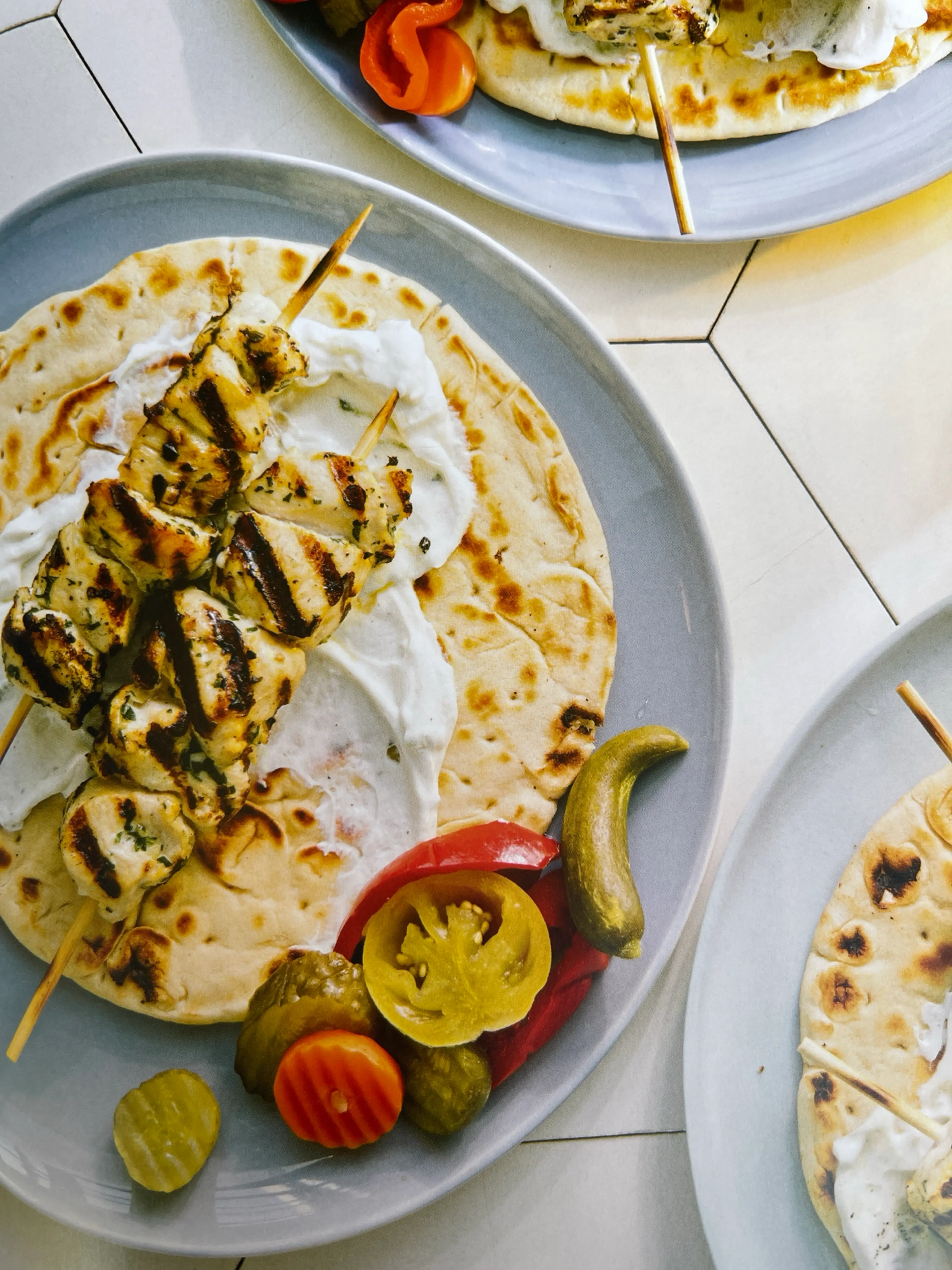 GREEK CHICKEN SOUVLAKI