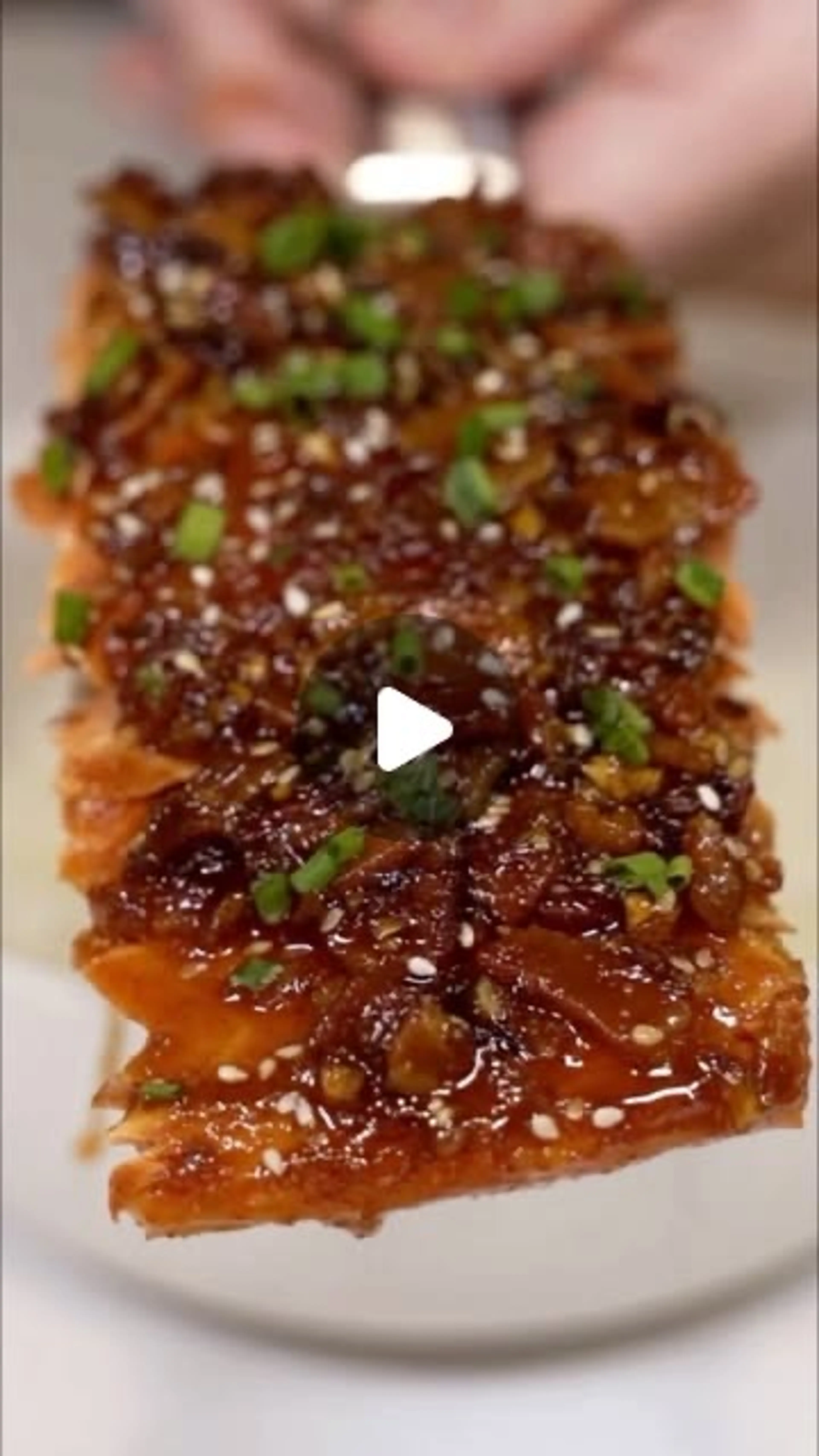 Hot Honey Bacon Jam Salmon