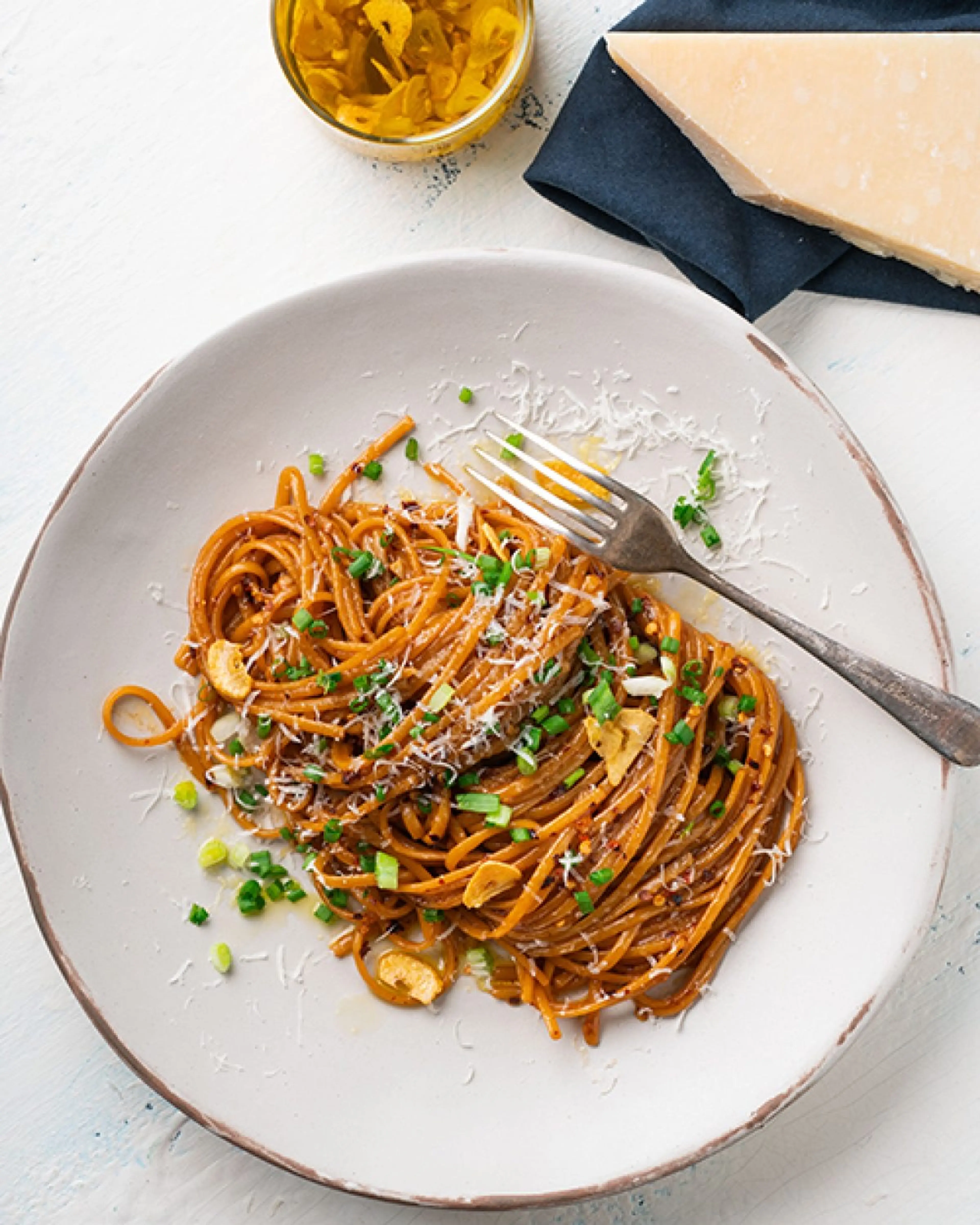 Spicy Garlic Butter Linguini | Marion's Kitchen