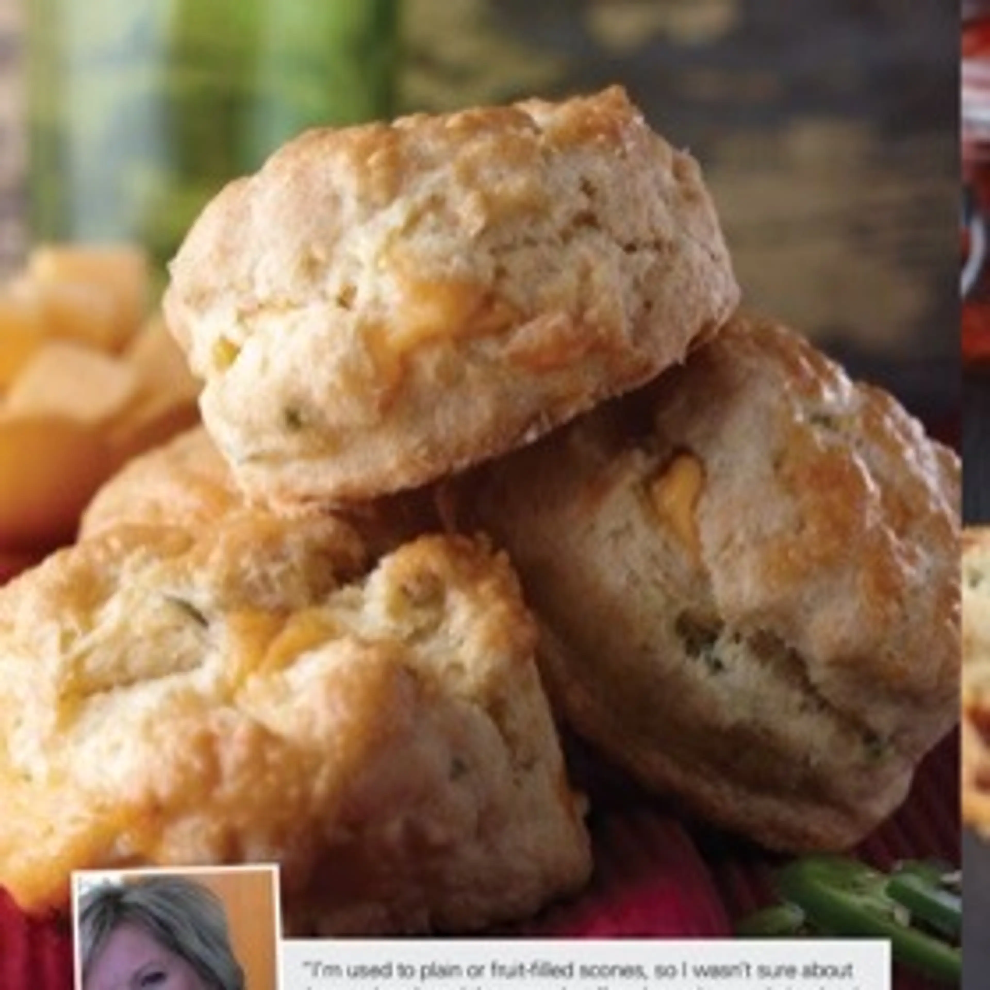 Cheddar Jalapeño Scones