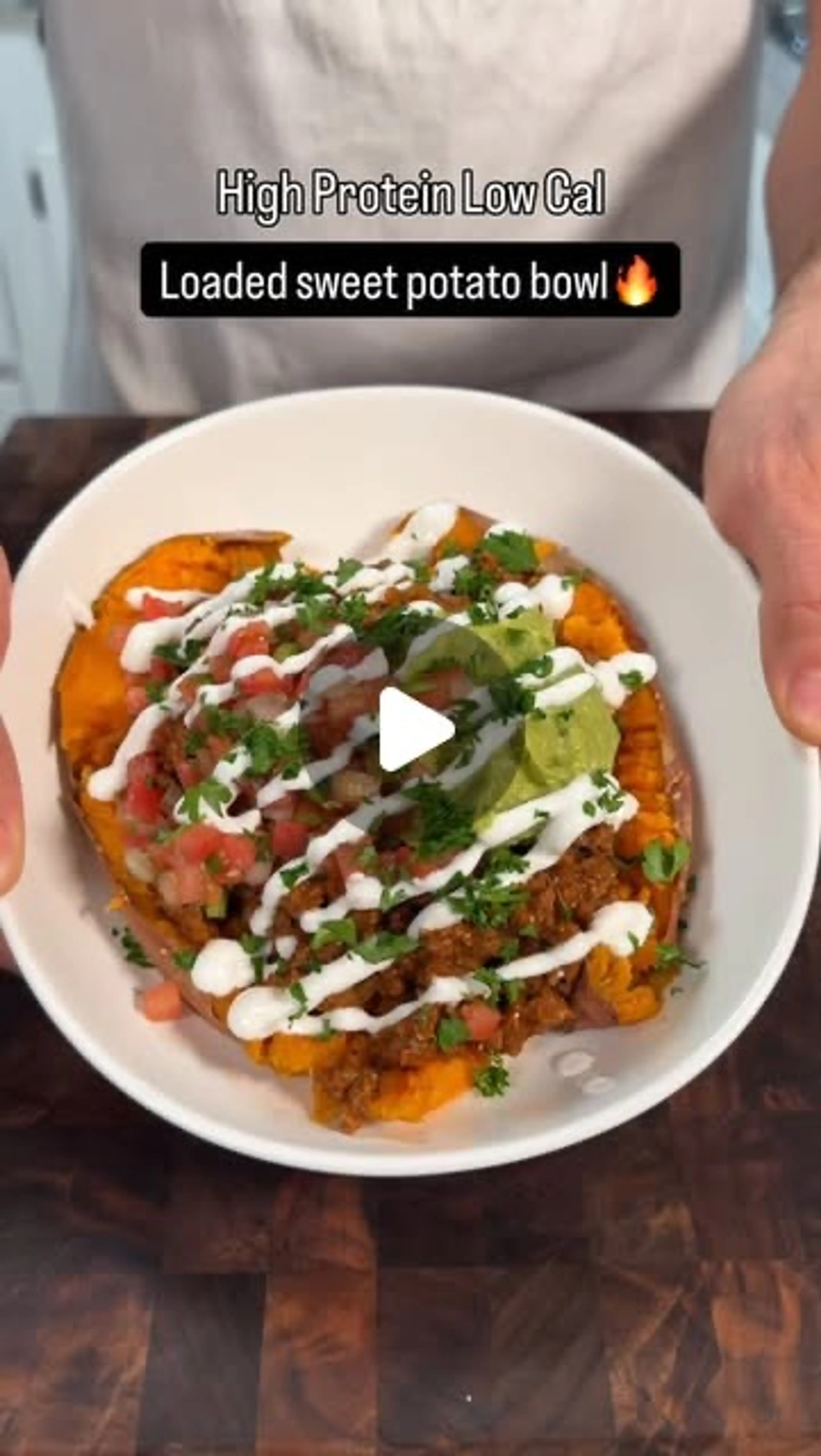 High-protein Sweet Potato Taco Bowl