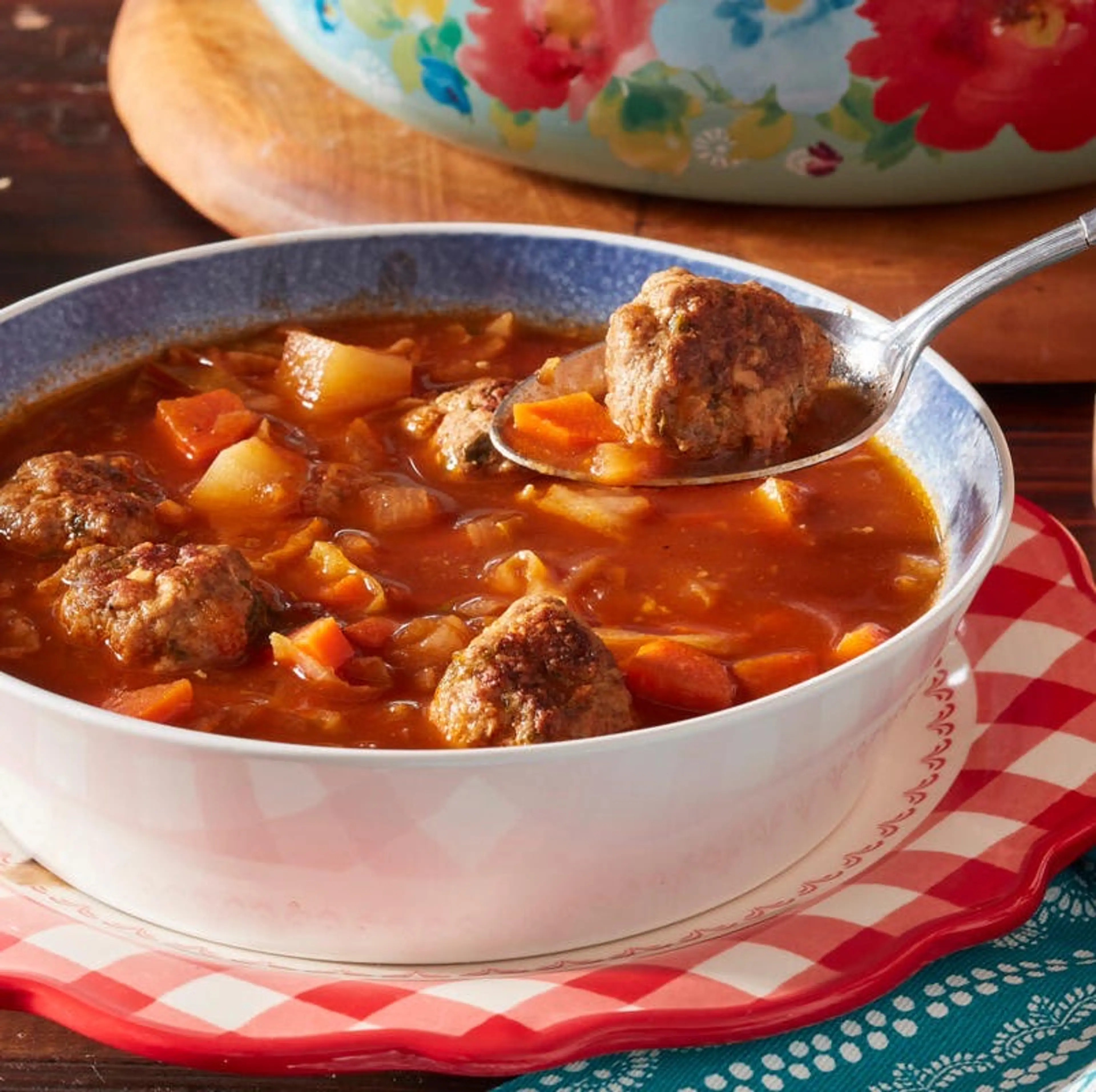 Italian Meatball Soup