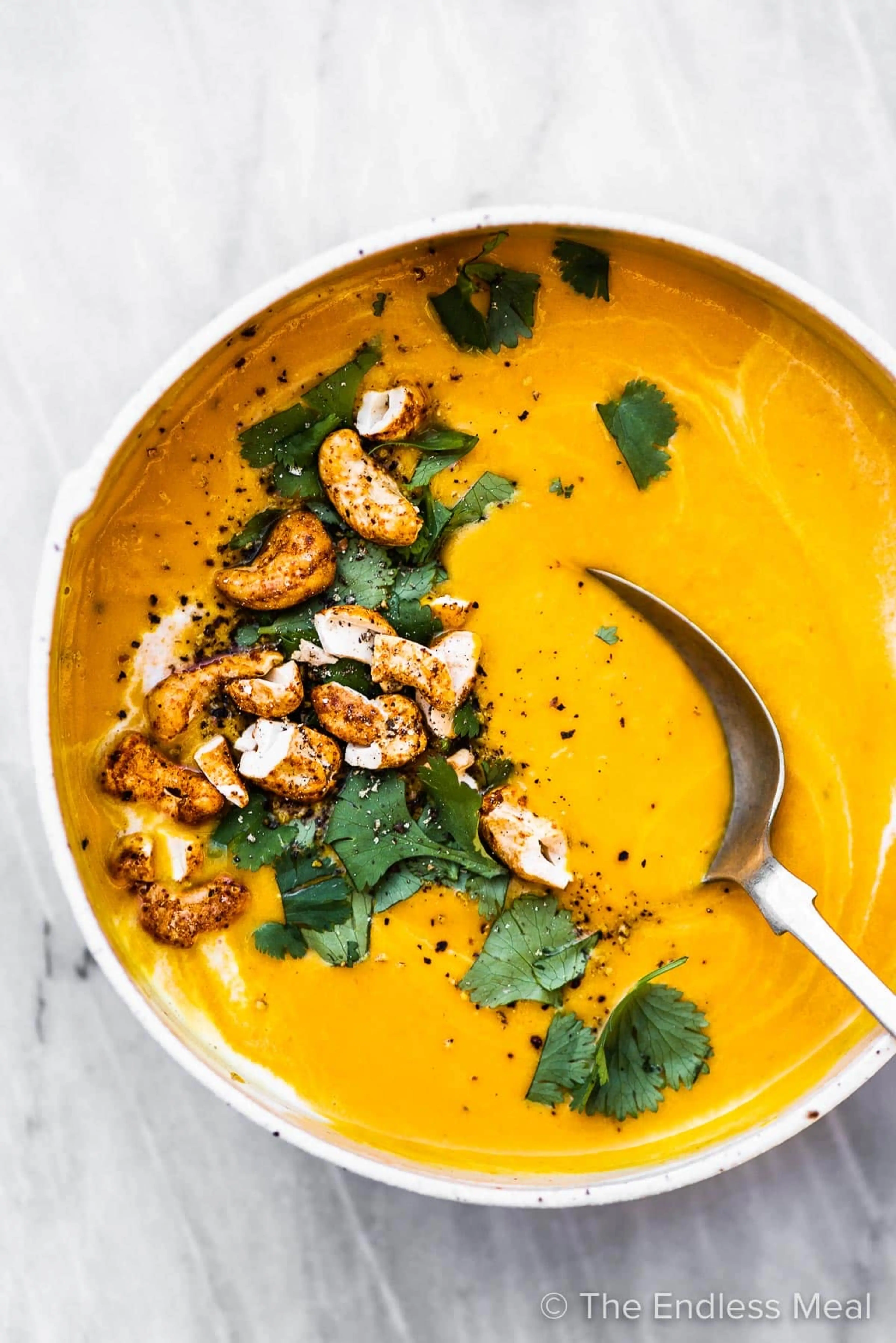 Carrot Soup with Coconut and Ginger