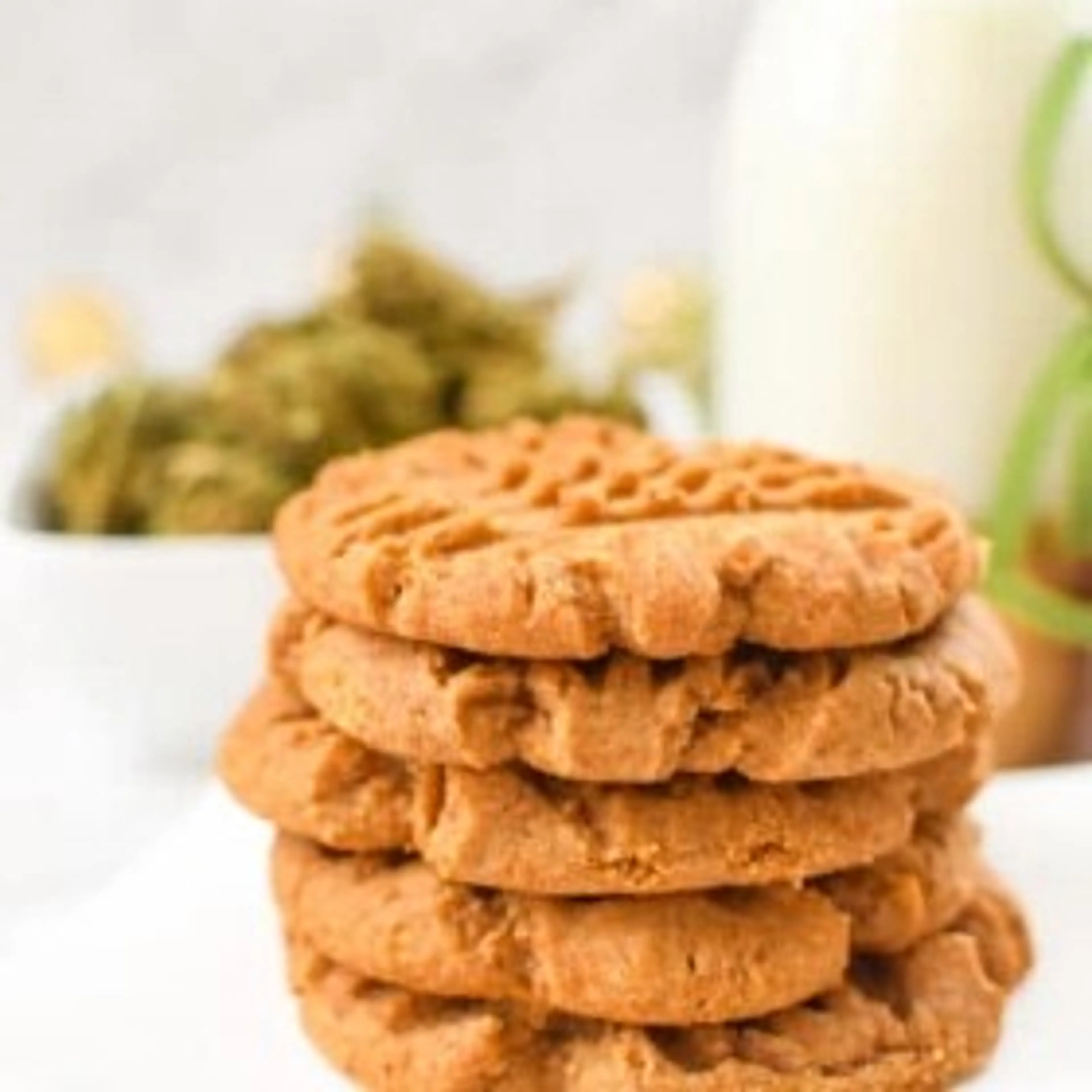 Easy Canna Peanut Butter Cookies