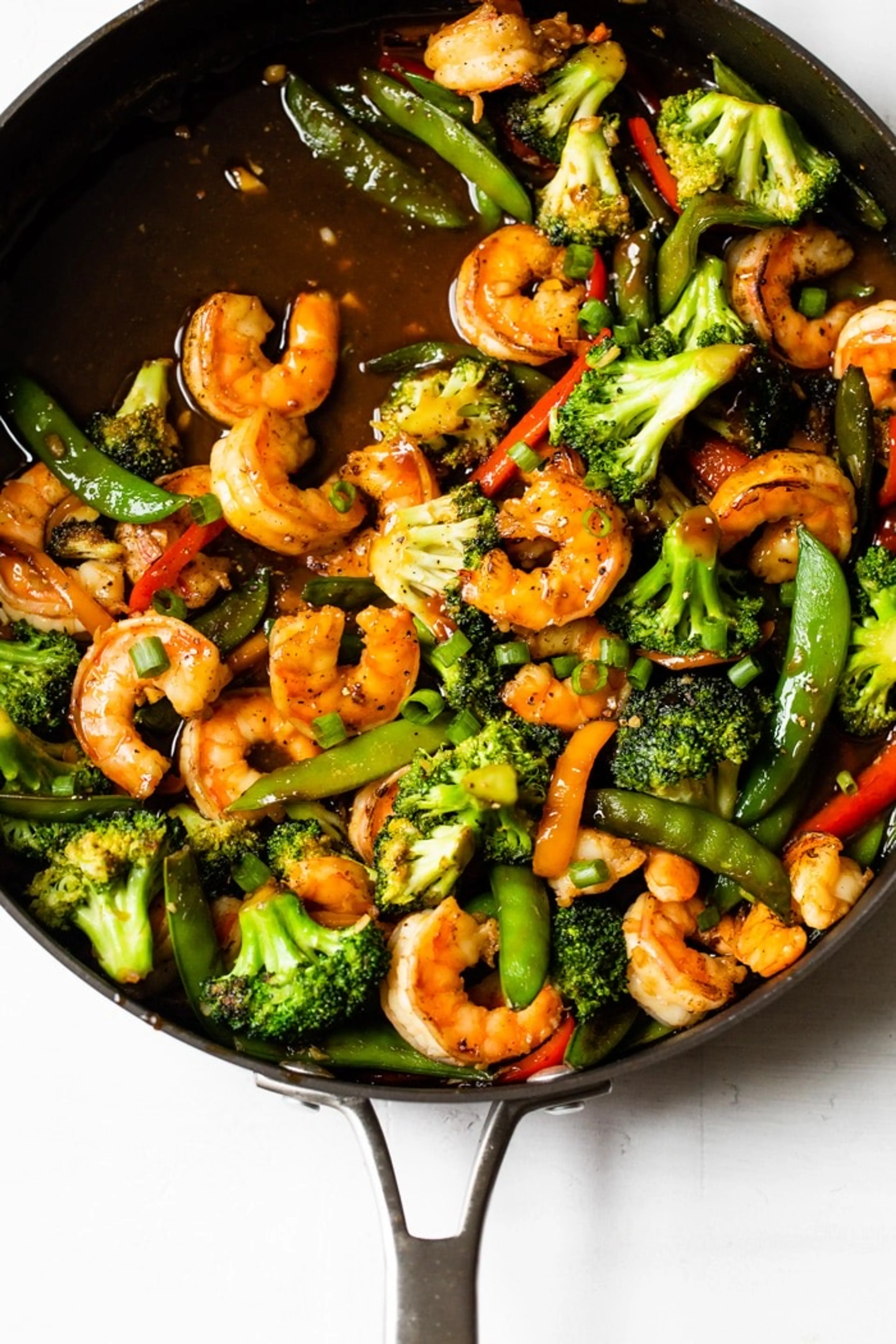 Honey Garlic Shrimp Stir Fry