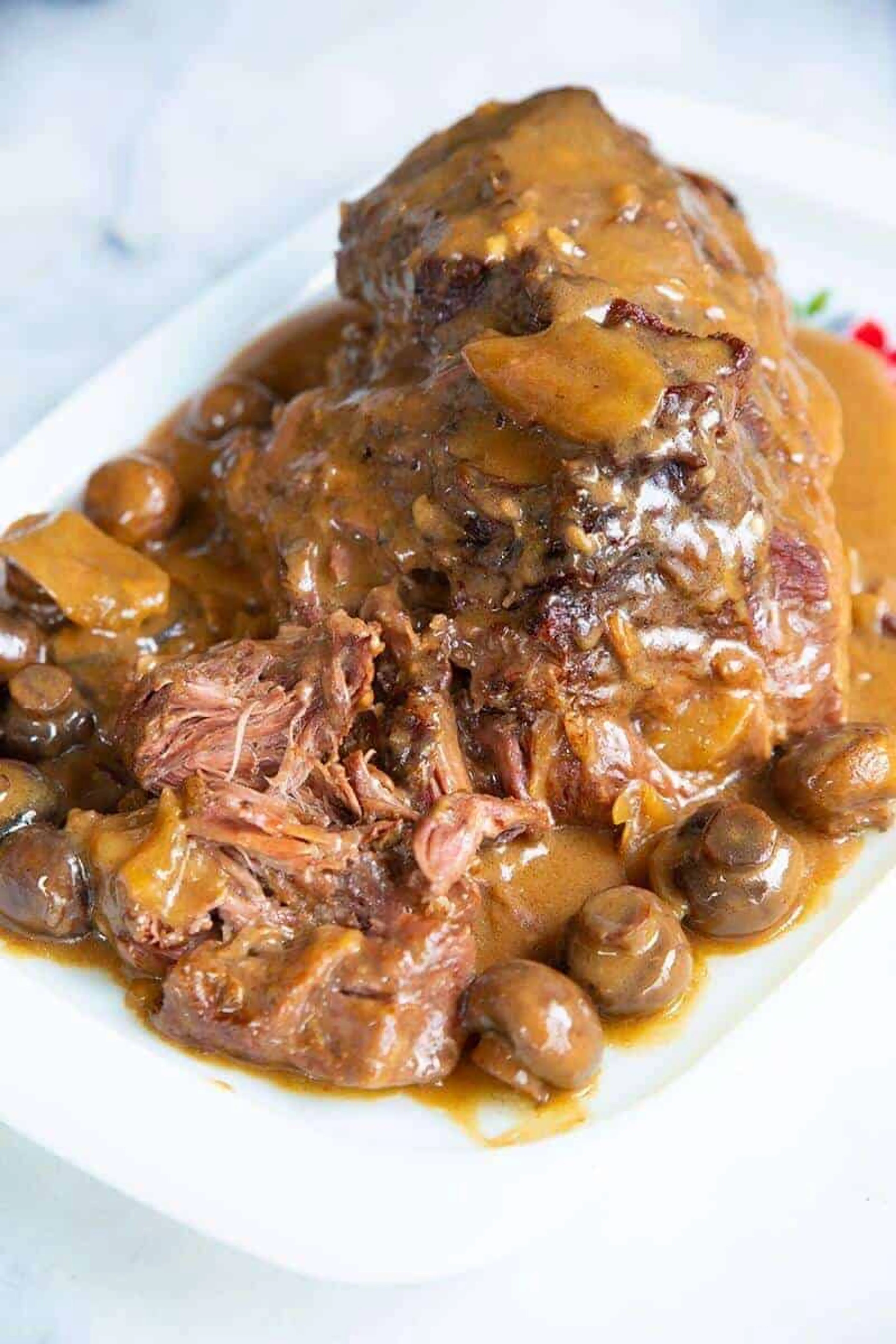 Creamy Mushroom Beef Chuck Roast Recipe