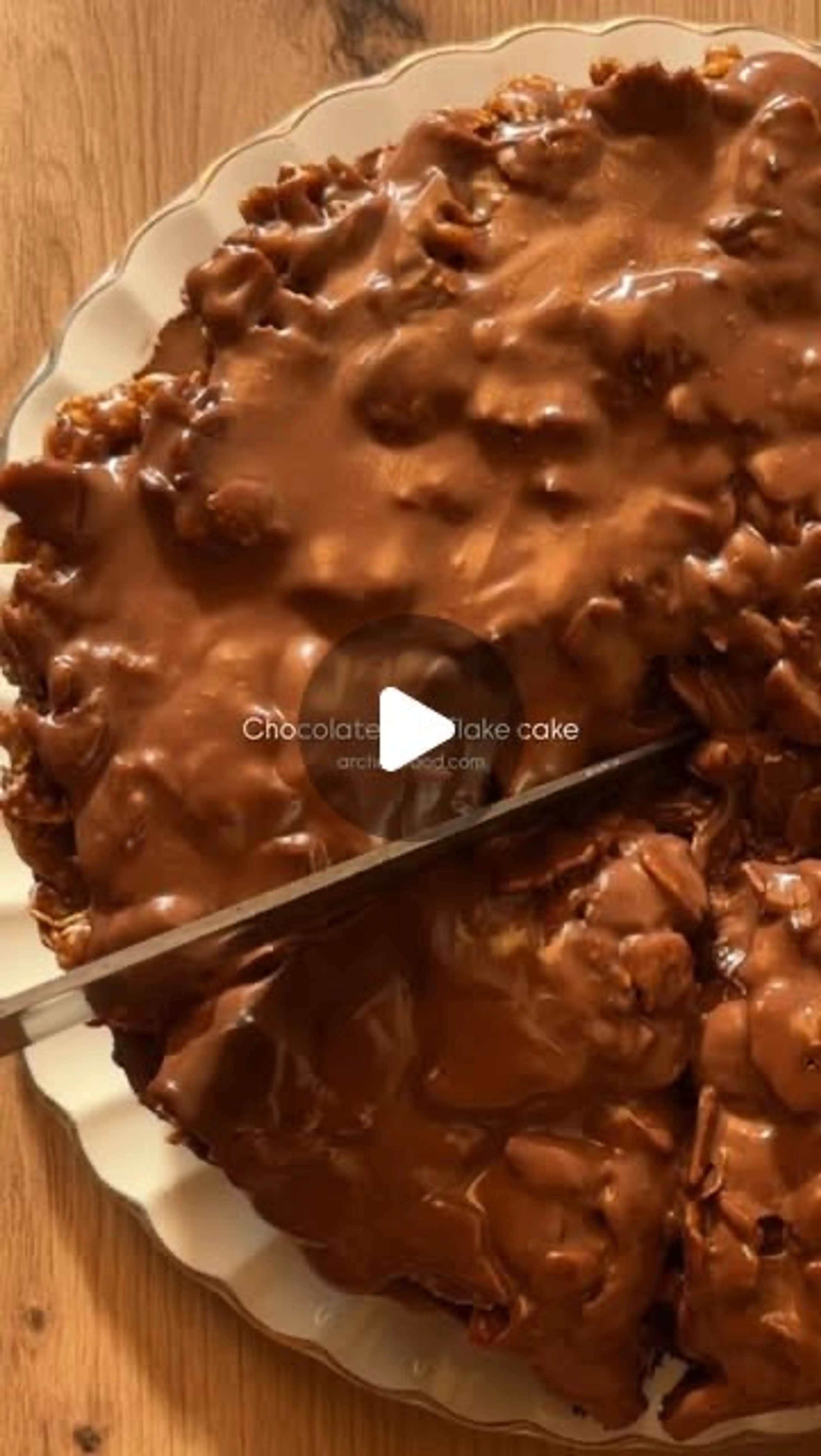 Chocolate Cornflake Cake