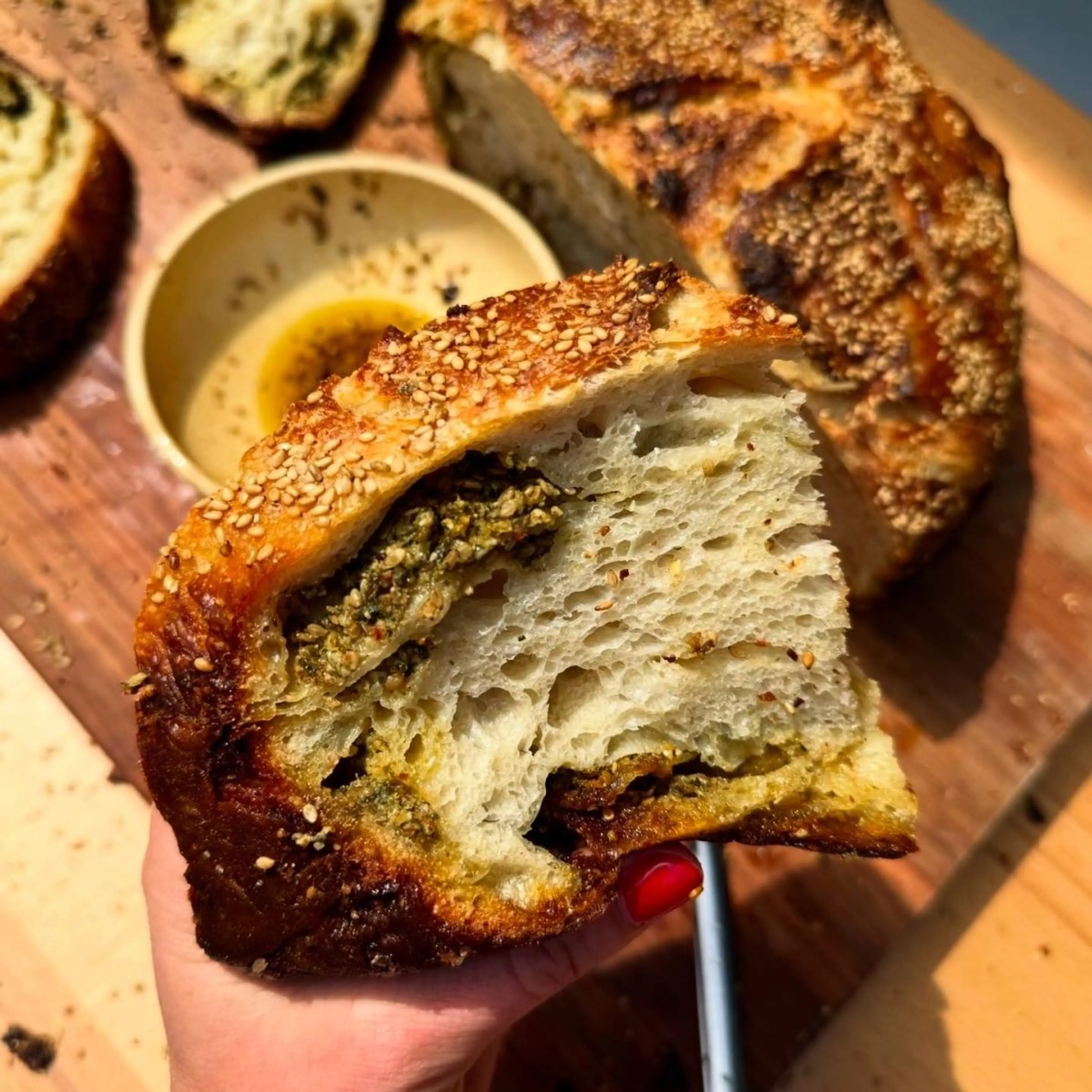 Sourdough Garlic Butter Bread