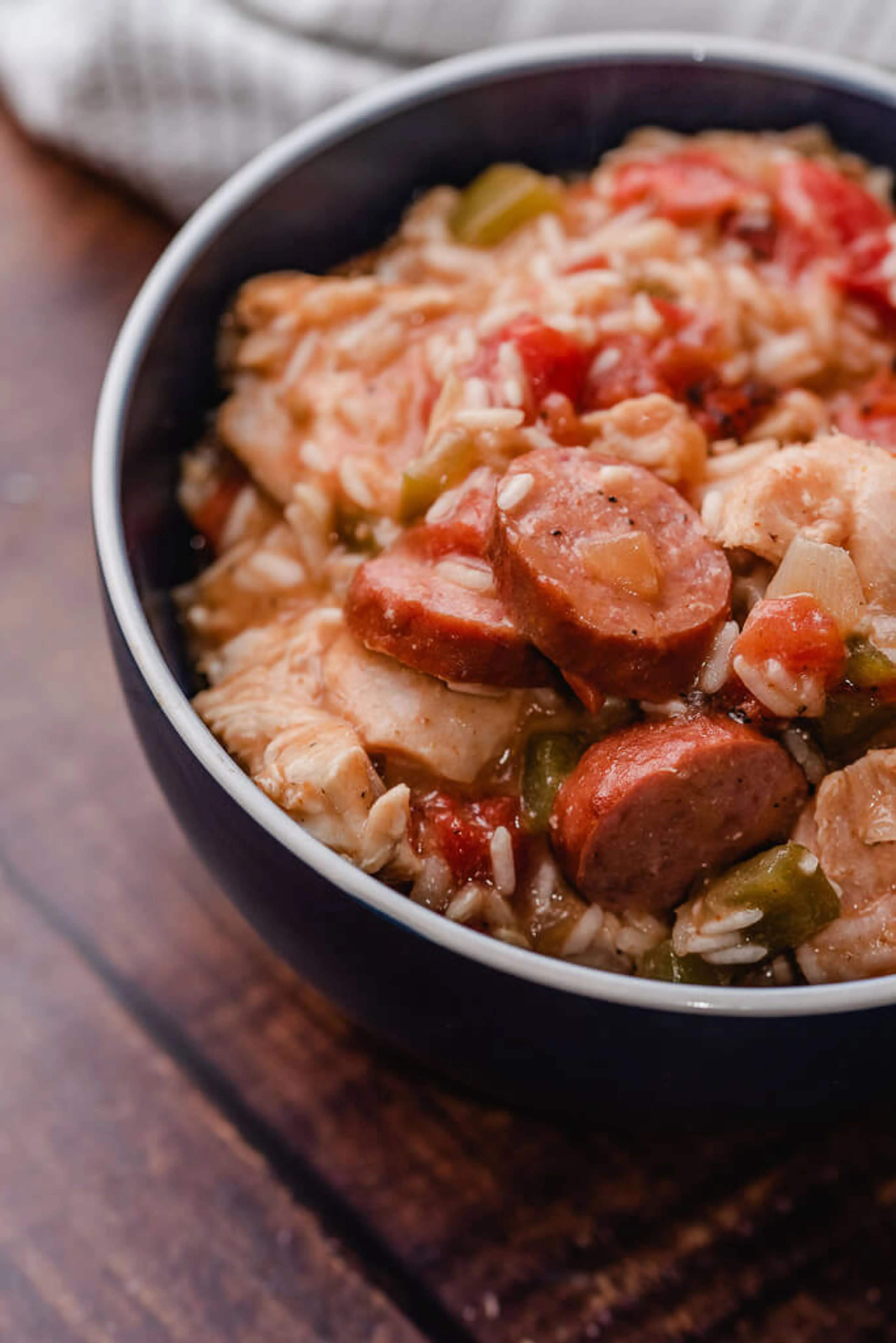 Cajun Chicken, Sausage, and Rice
