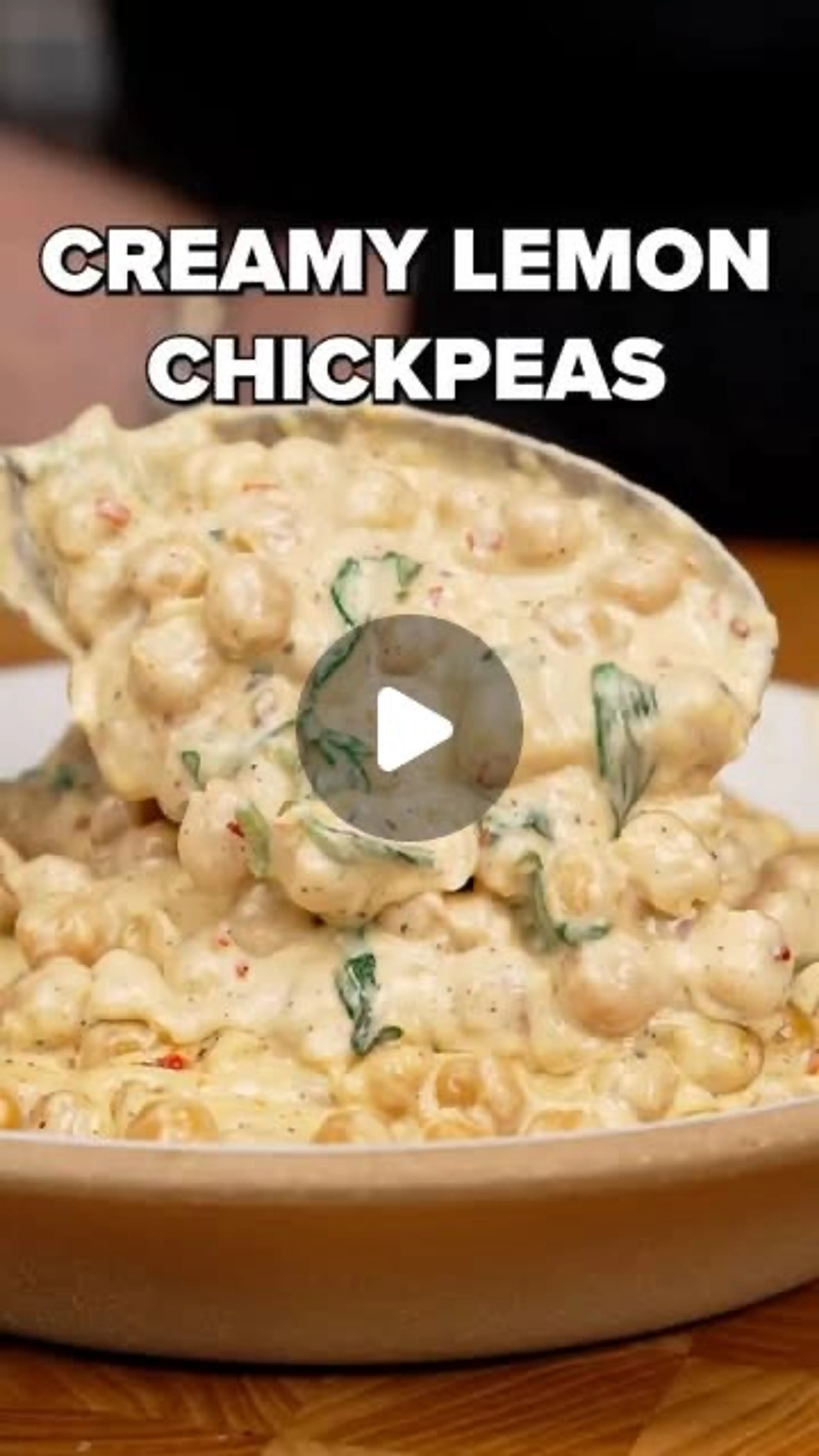 Creamy Garlic-lemon Chickpeas