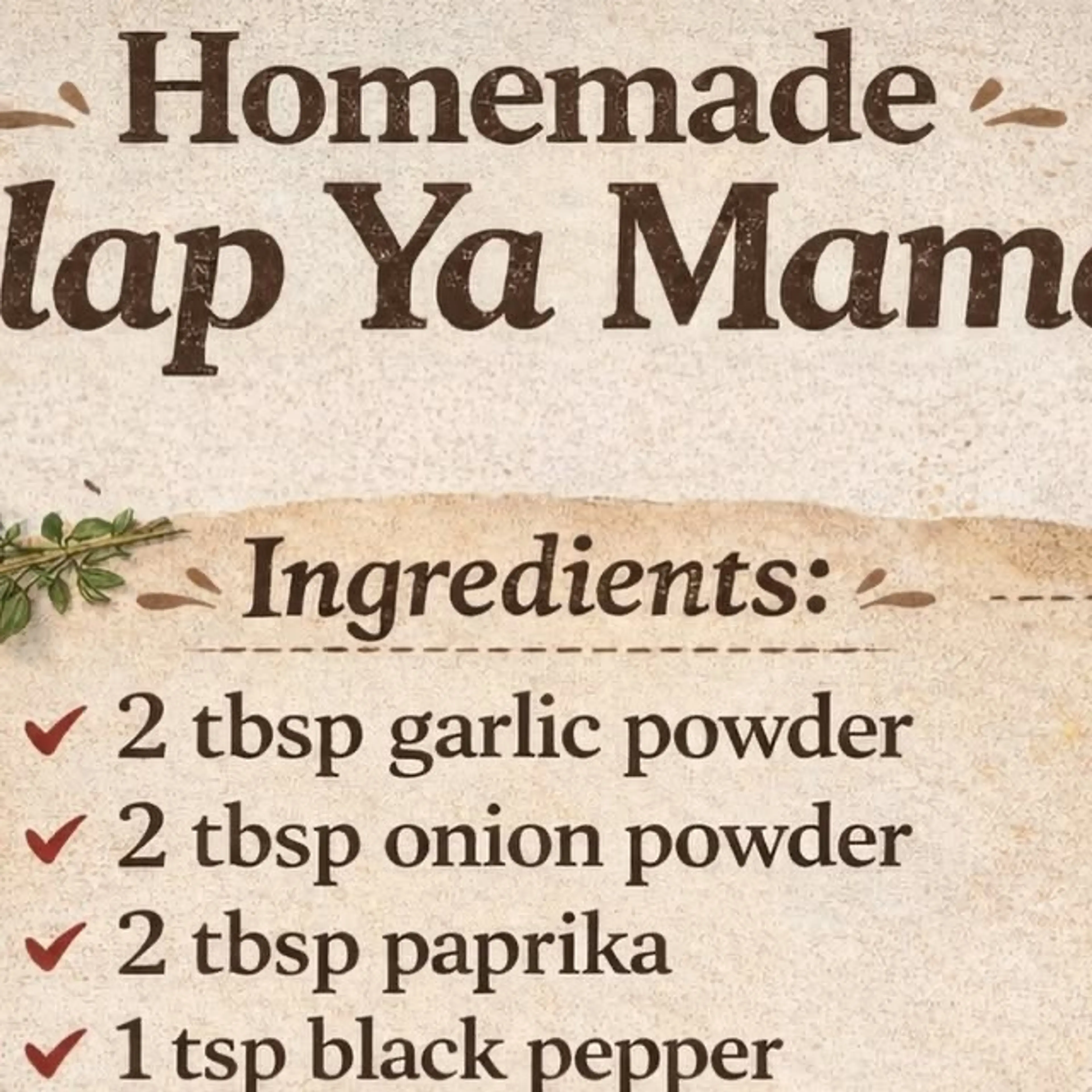 Here Is My Fave Homemade Slap Ya Mama Seasoning Recipe