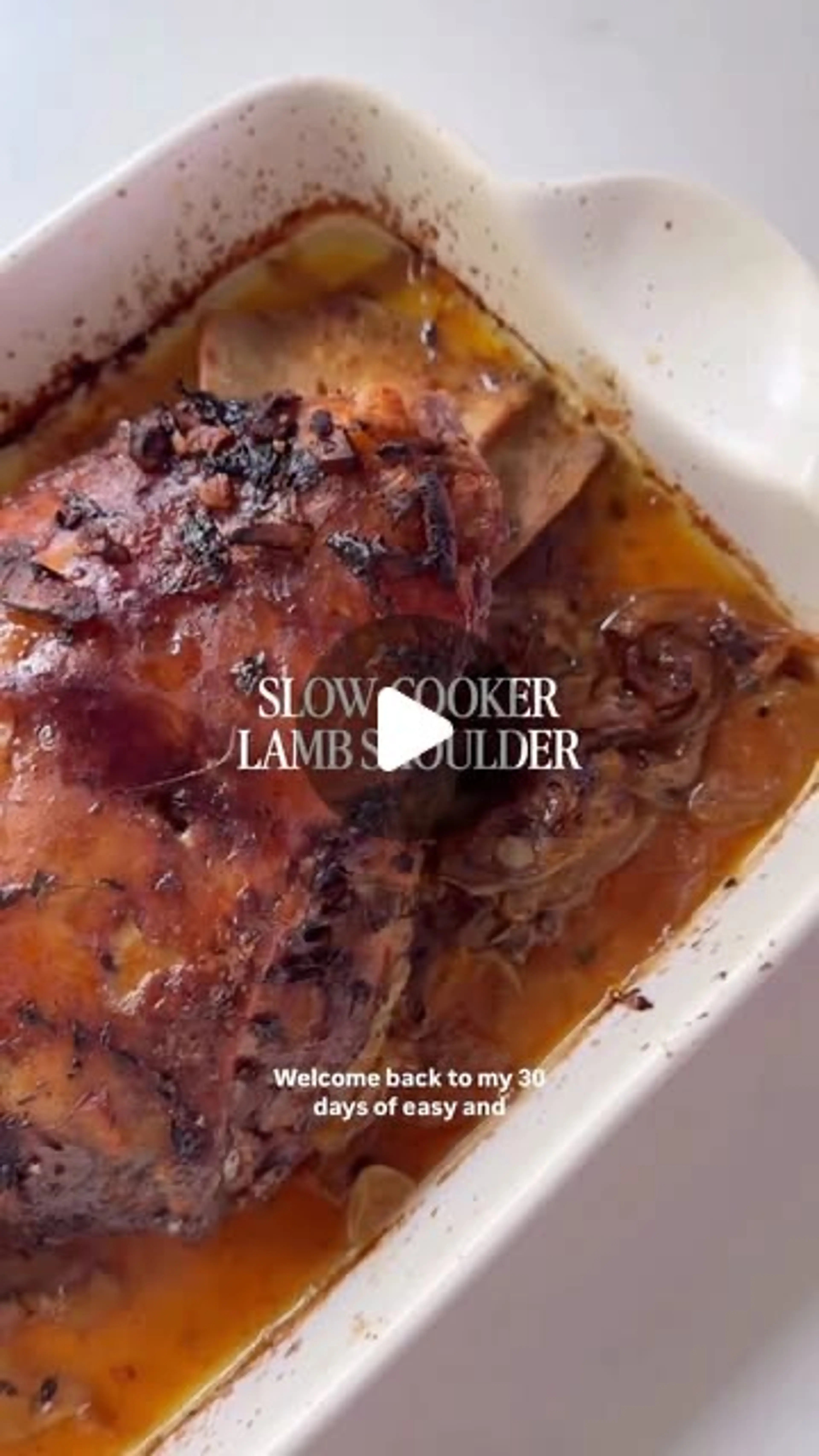 Lamb Shoulder In Slow Cooker