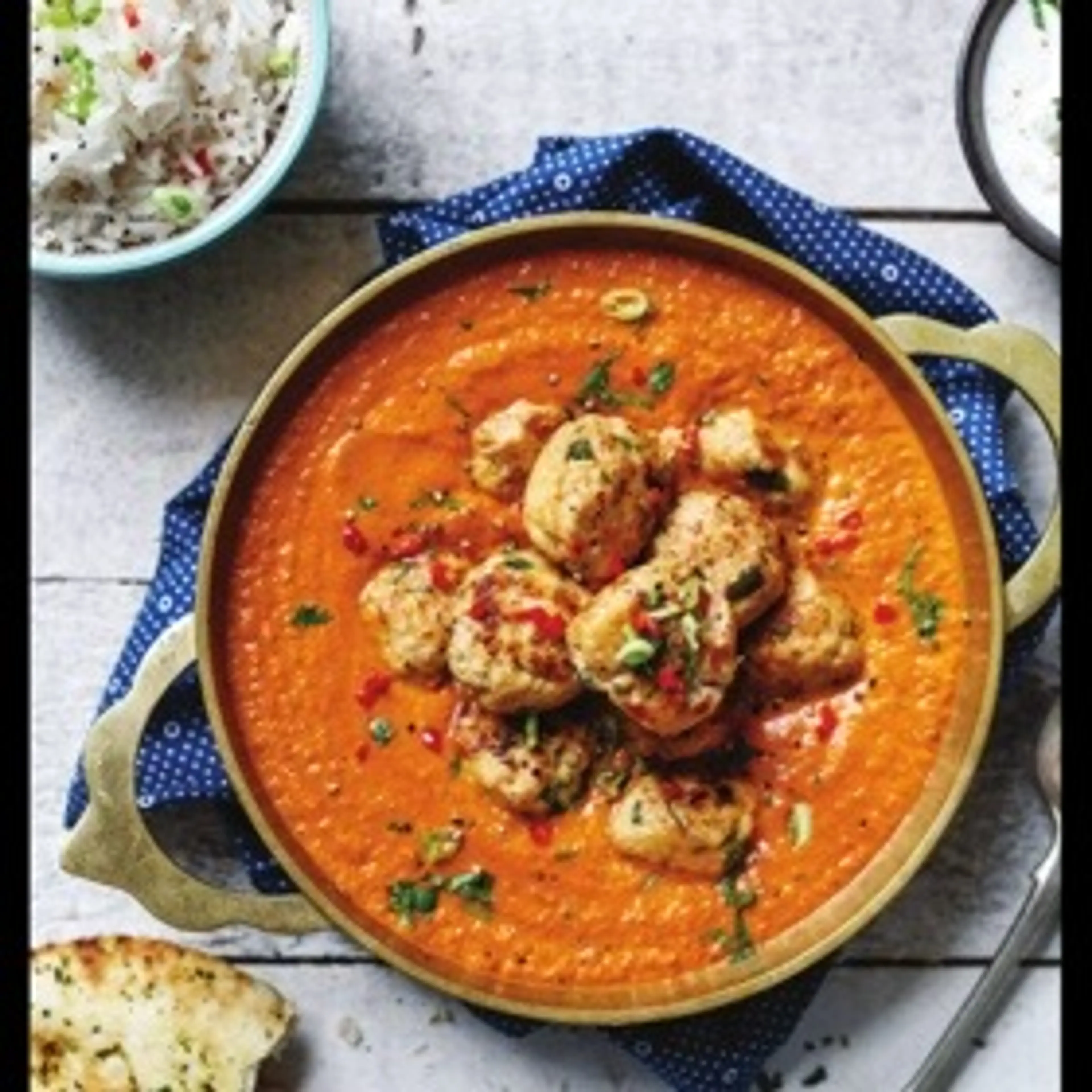Turkey kofta curry