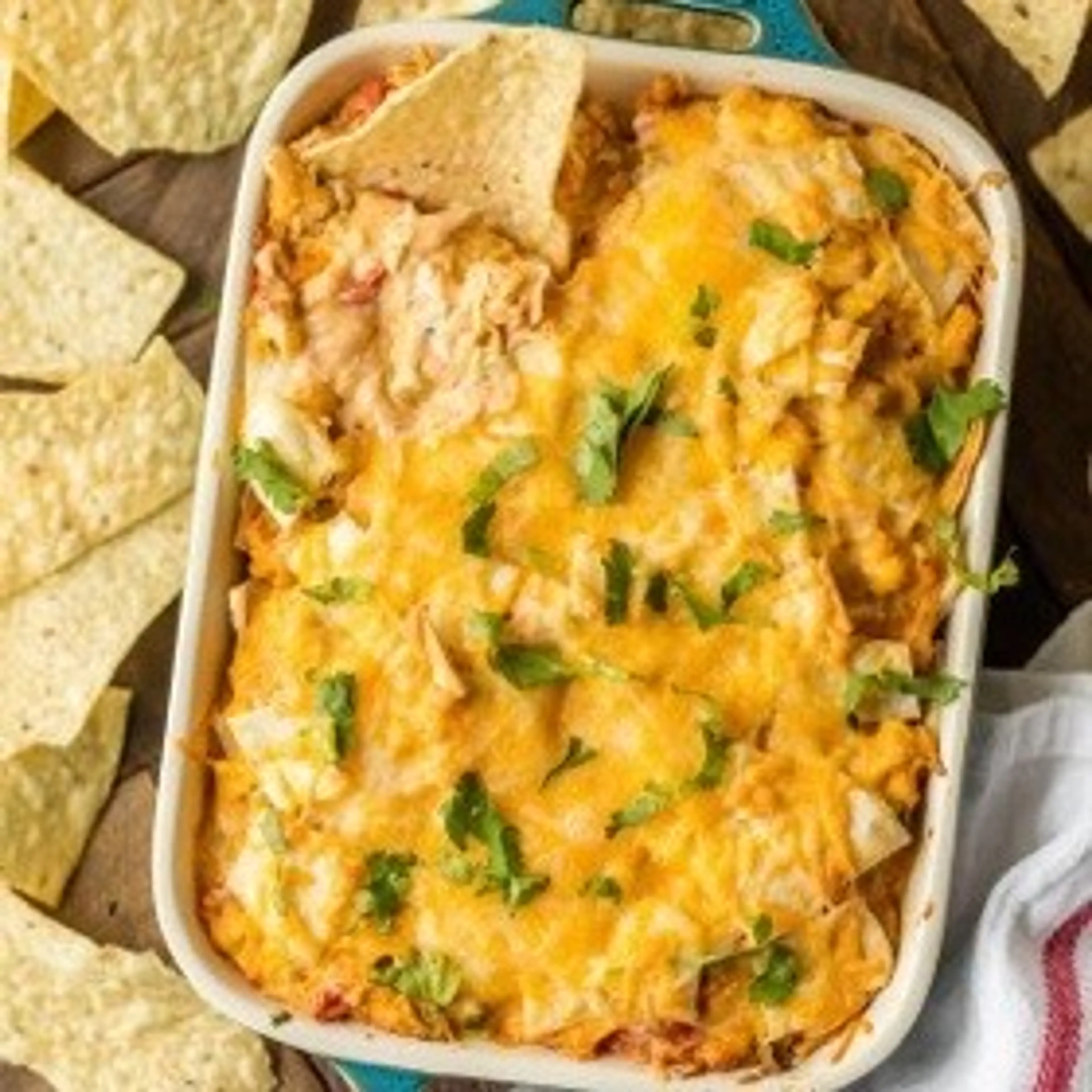 King Ranch Chicken Rotel Dip