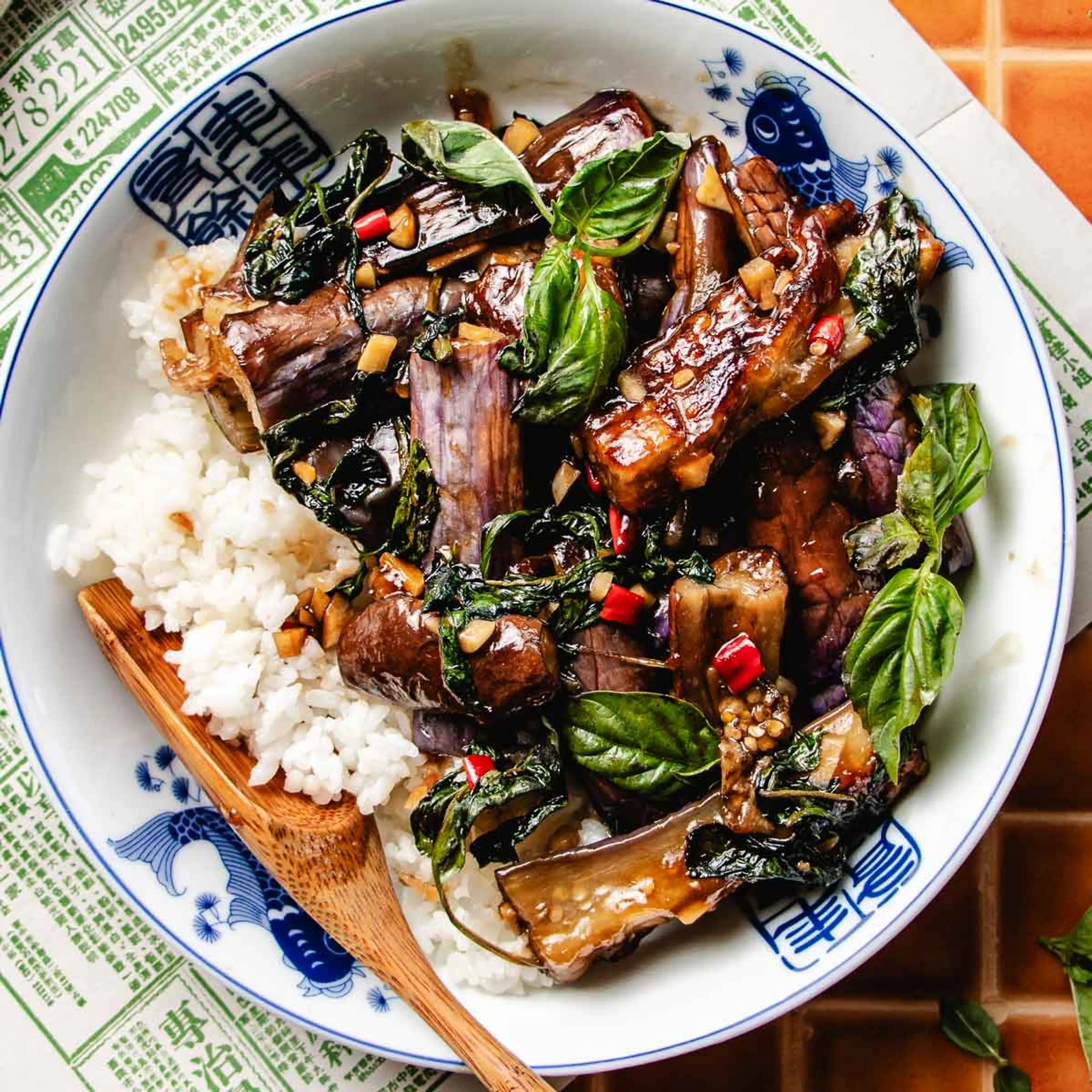 Thai basil eggplant recipe