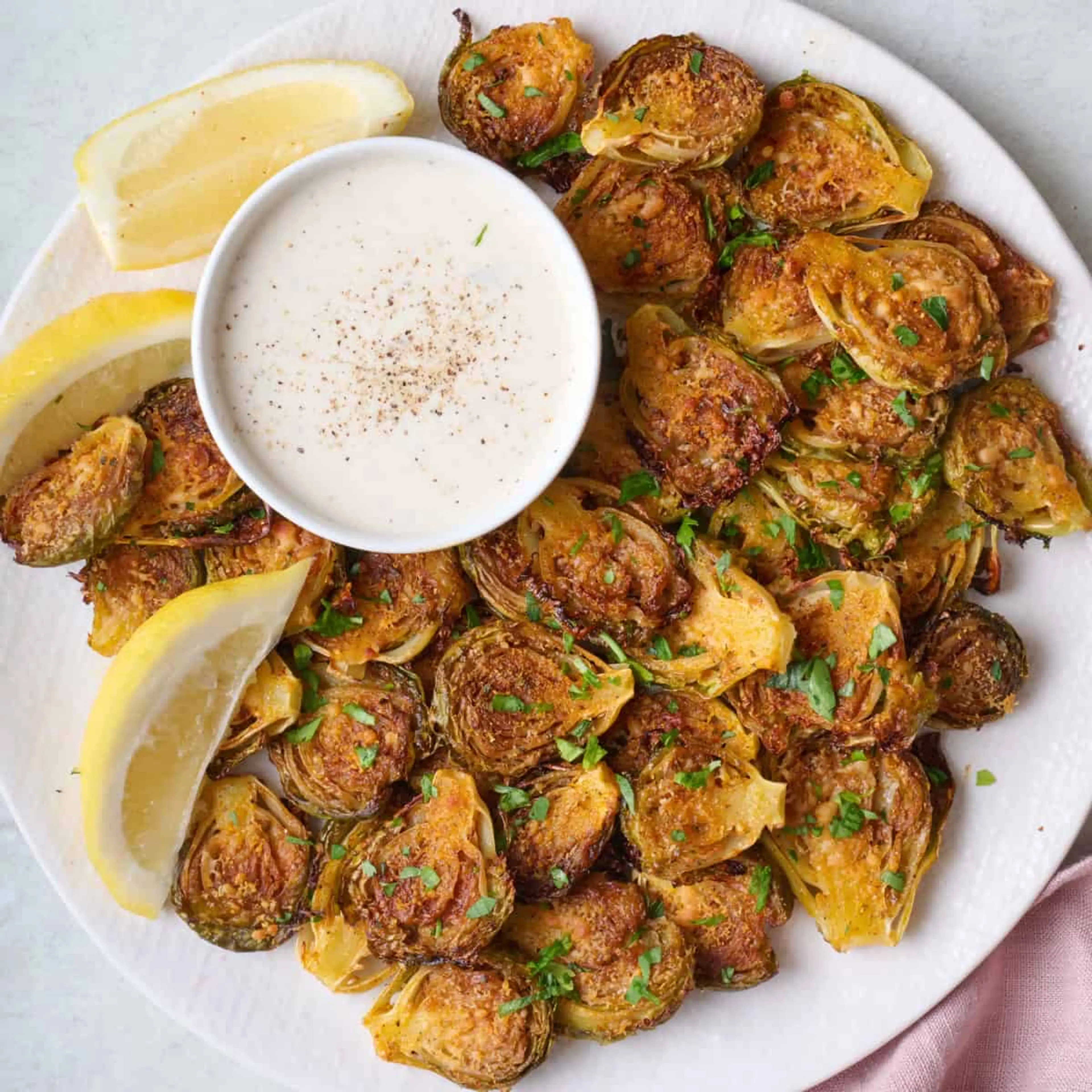 Smashed Brussel Sprouts